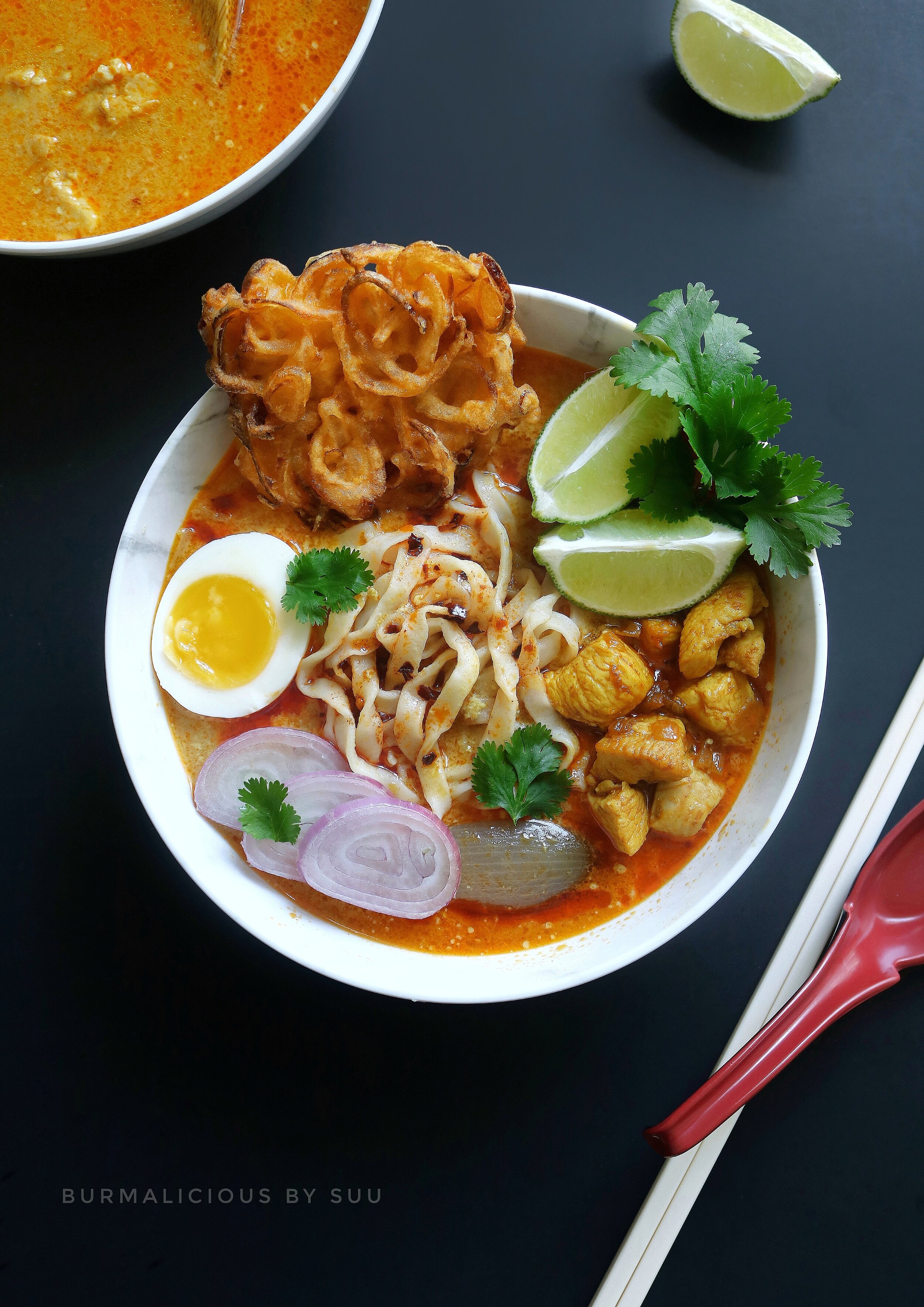 Coconut Noodle Soup — Burmalicious by Suu