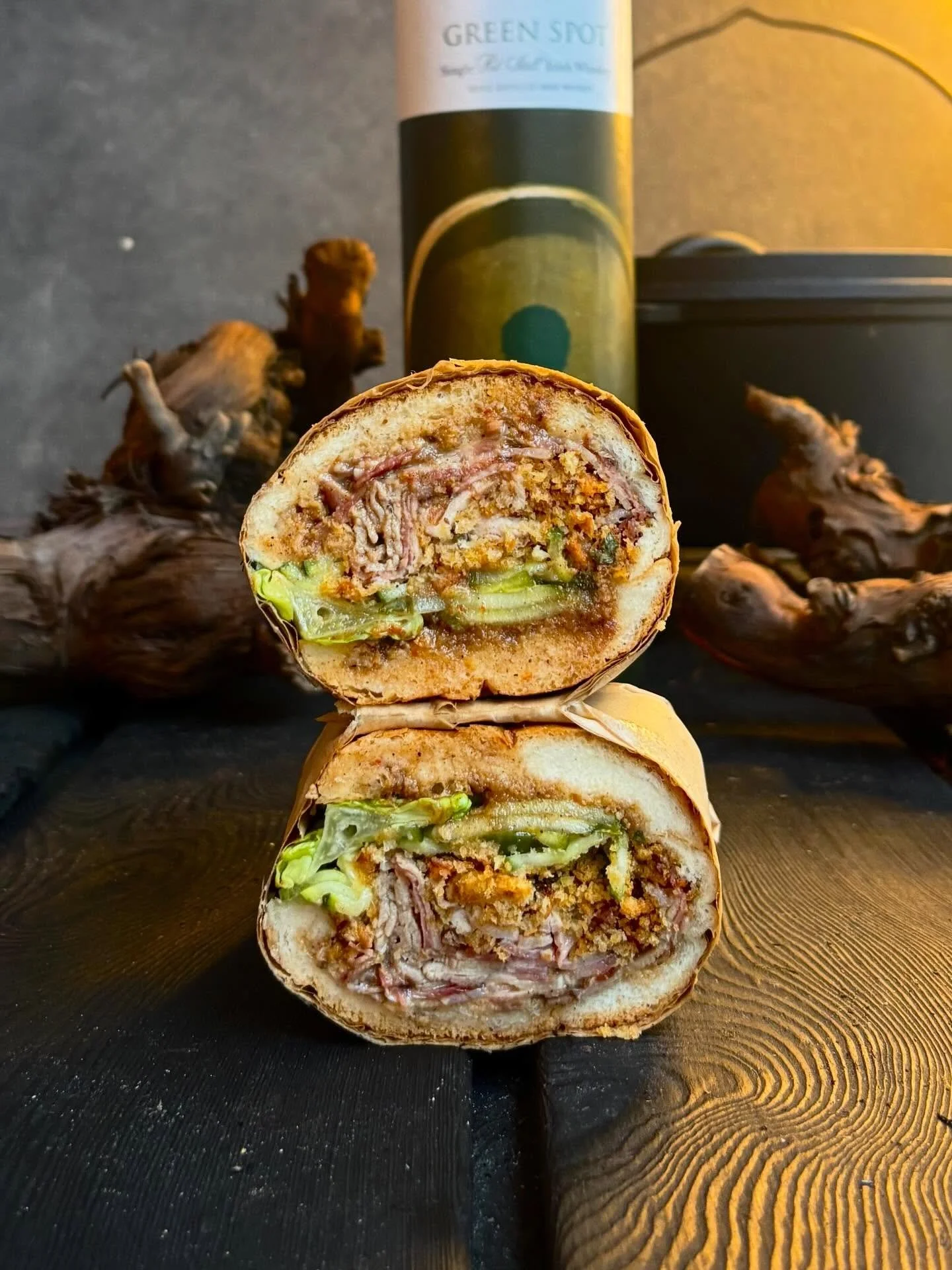 very sad to say farewell to the @spot_whiskeys pork sambo. today is the last day before the new special starts on monday. 

you&rsquo;ve been a smokey, juicy, whiskey delight.