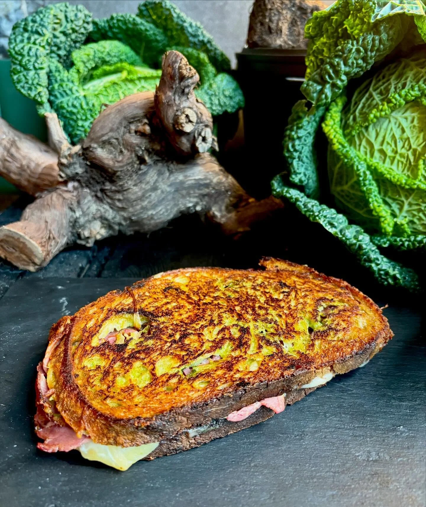 new monthly special today: 
the samhain toastie

we linked up with the @centreoffoodcultureireland for this one. they are the organisers of the @samhainfestivalkells so who better to learn from. this is what we came up with.
it sounds a bit weird on 