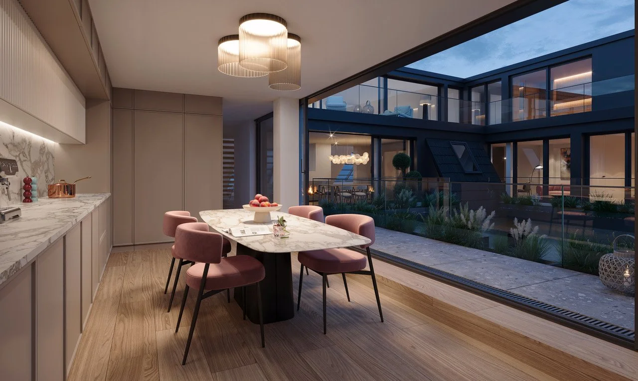 Großes Penthouse im erweiterten Rohbau auf zwei Etagen in bester Mitte-Lage  