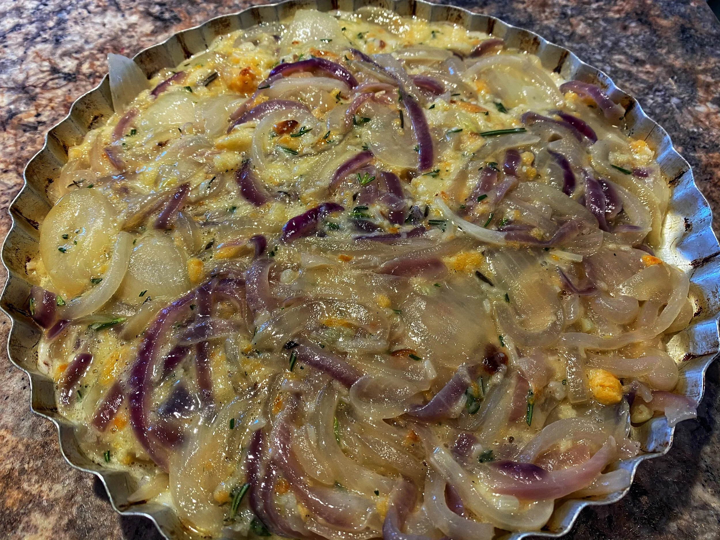 Even before this hits the oven it’s gorgeous.