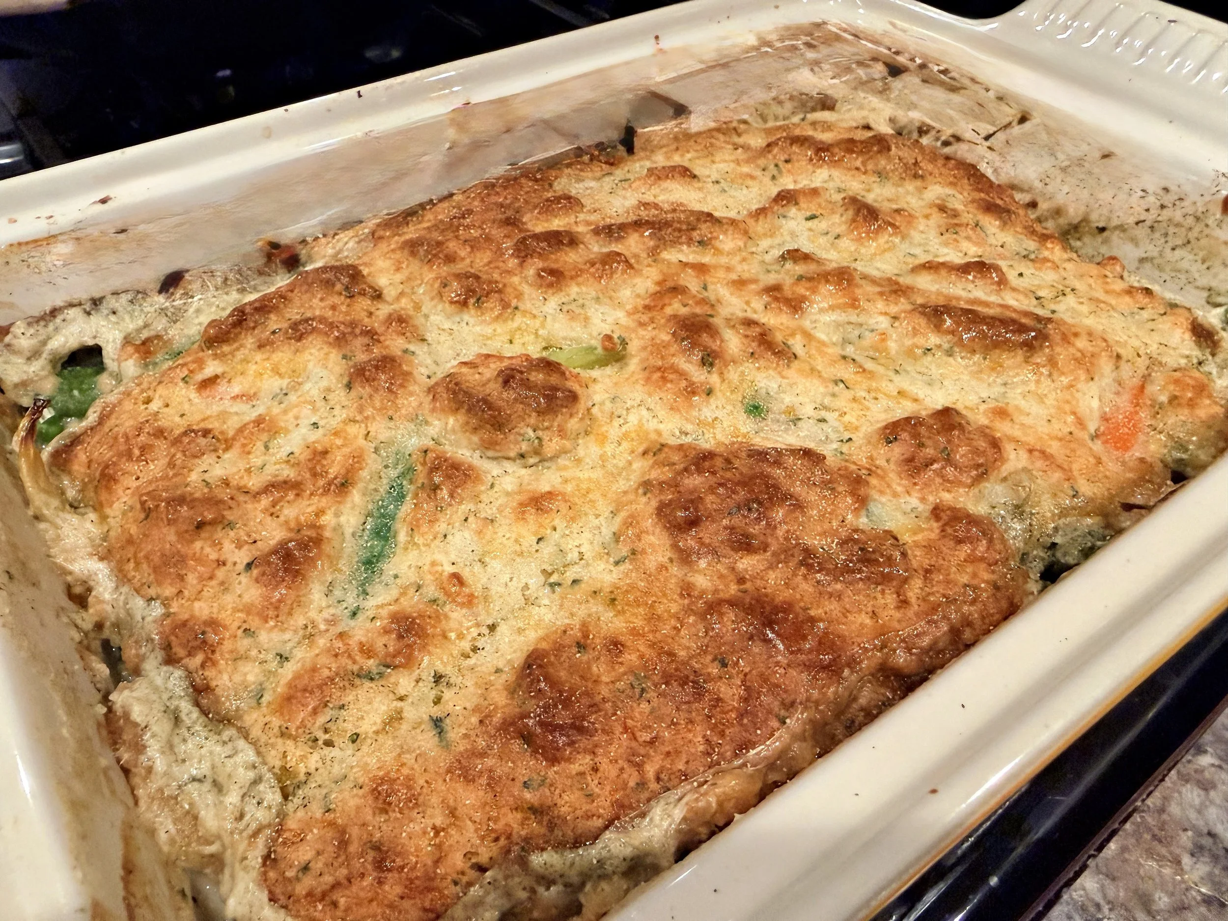 From Scratch Chicken Cobbler