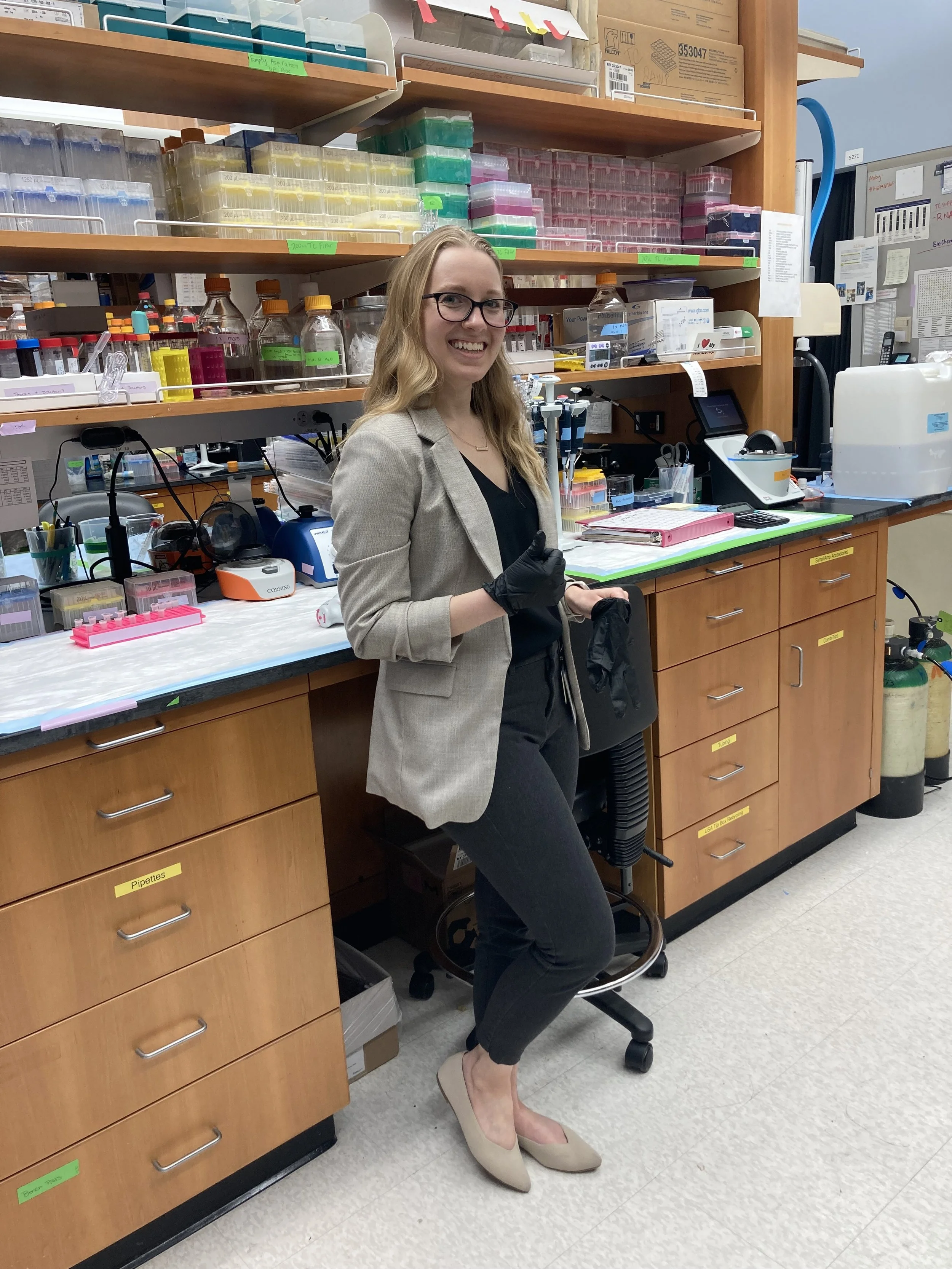 January 2025 - Congrats to Rachel on funding of her F99/K00.