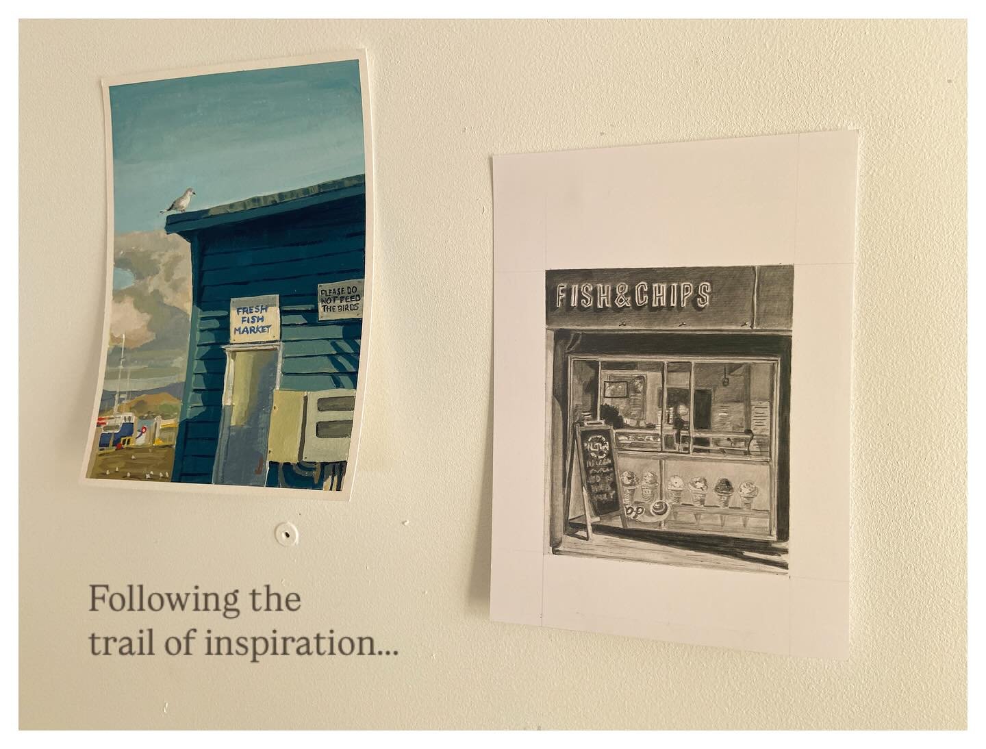 Piecing together the clues for a new series. Going slow, noticing the threads between the images I&rsquo;m inspired to capture. Using humble mediums on a smaller, more intimate scale.

#followyourinspiration #noticing