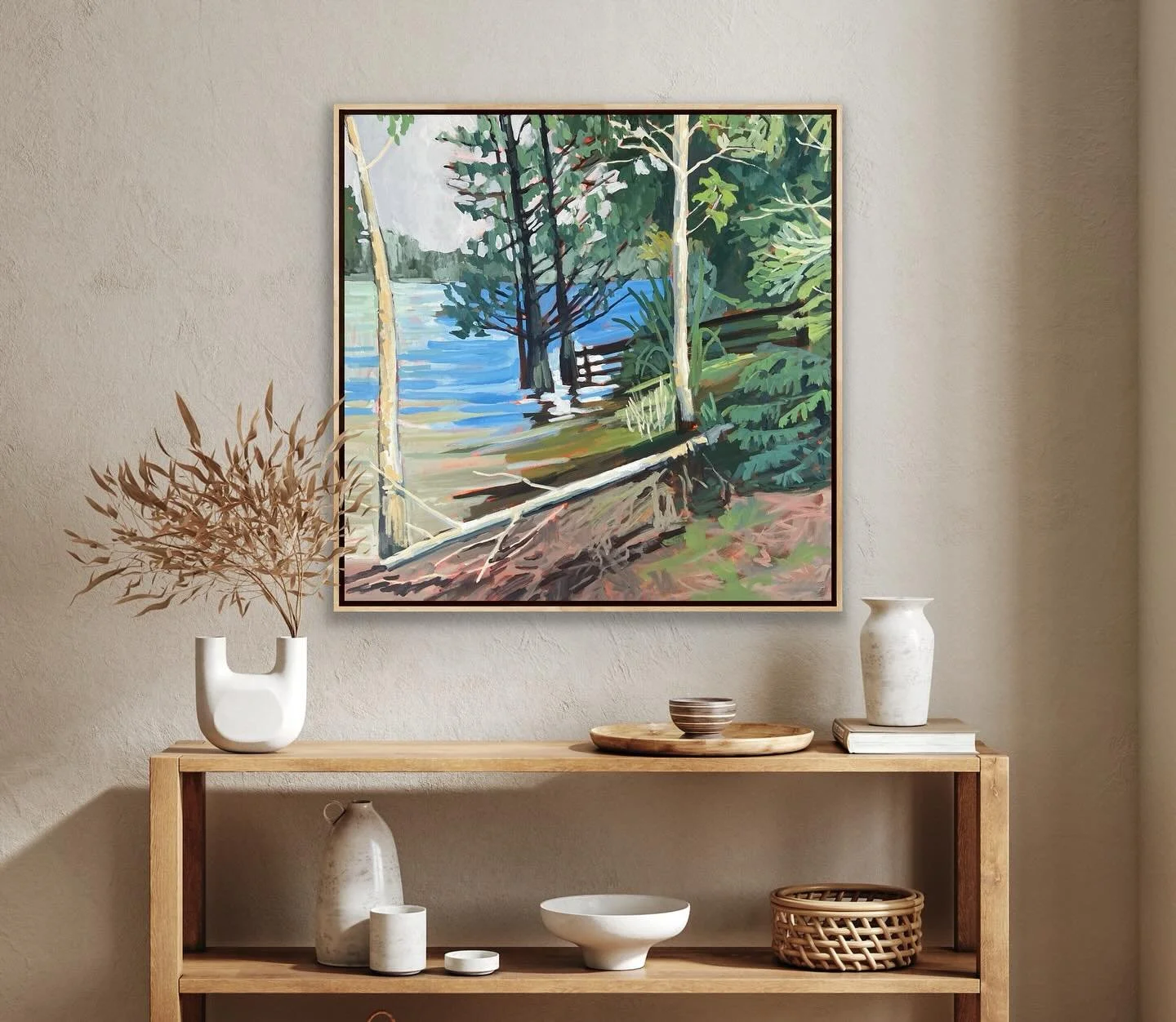 Help me break the curse!

A few months ago I made the schoolboy error of declaring this painting &lsquo;the best painting I&rsquo;ve ever made&rsquo;. 

As such cursing this beautiful piece to languish with me at home forever. 

No one to gaze upon i