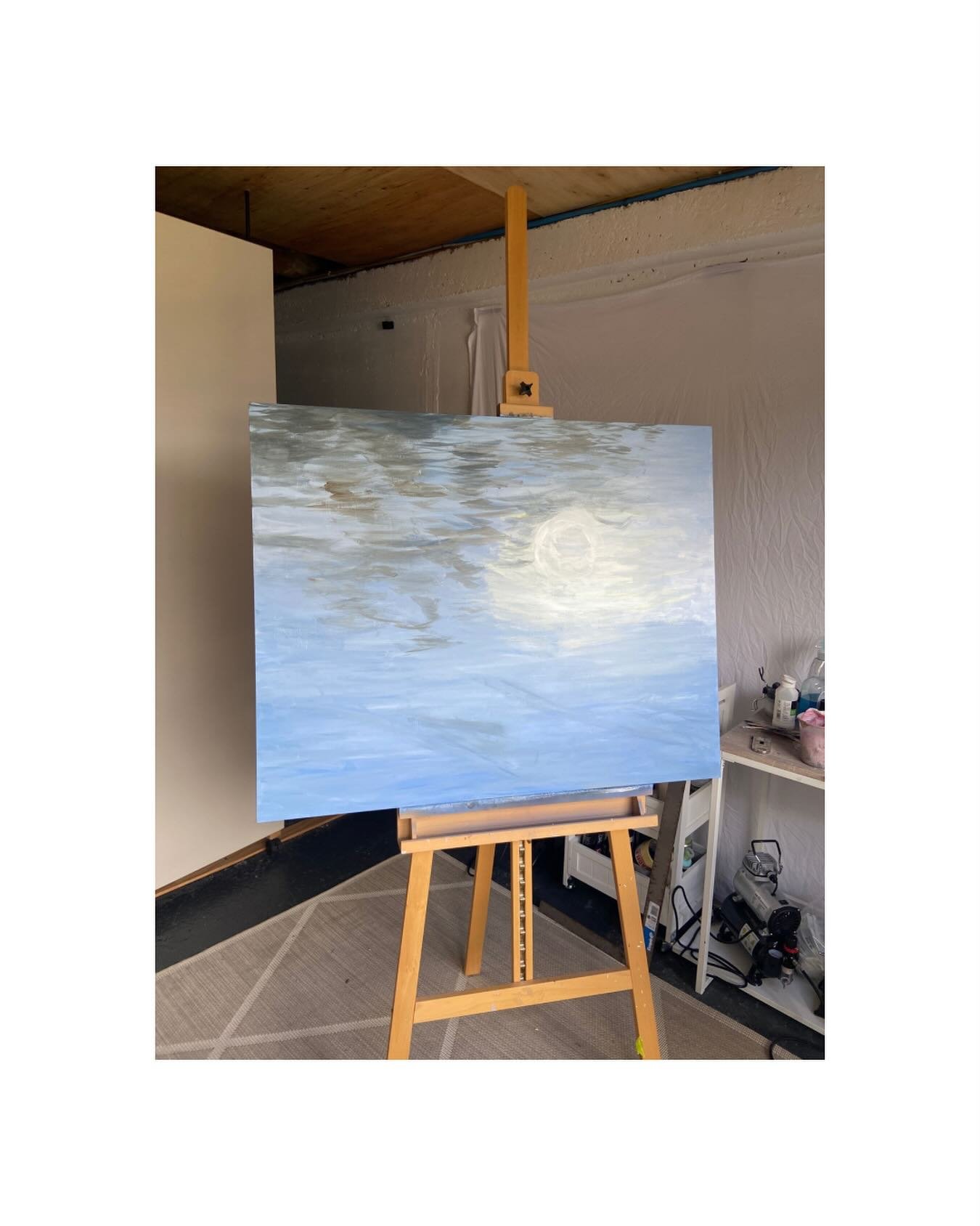 Think I&rsquo;ve finally restocked my sunshine levels after a super slow start to spring. It&rsquo;s so nice to be able to work with the studio doors open.

I have a big painting in the works that will keep me busy for a while!

Also excited to share