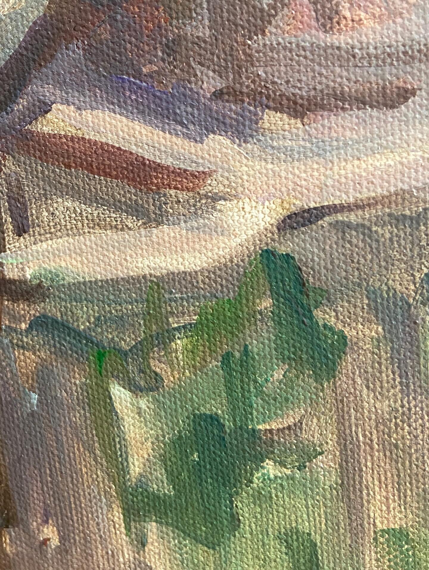 Close up of some sketchy details I enjoyed on a recent painting. I love to retain parts of the underpainting or ground in my artwork, but it can be hard to keep these areas if the painting proves to be a handful and I end of covering up my early, fre