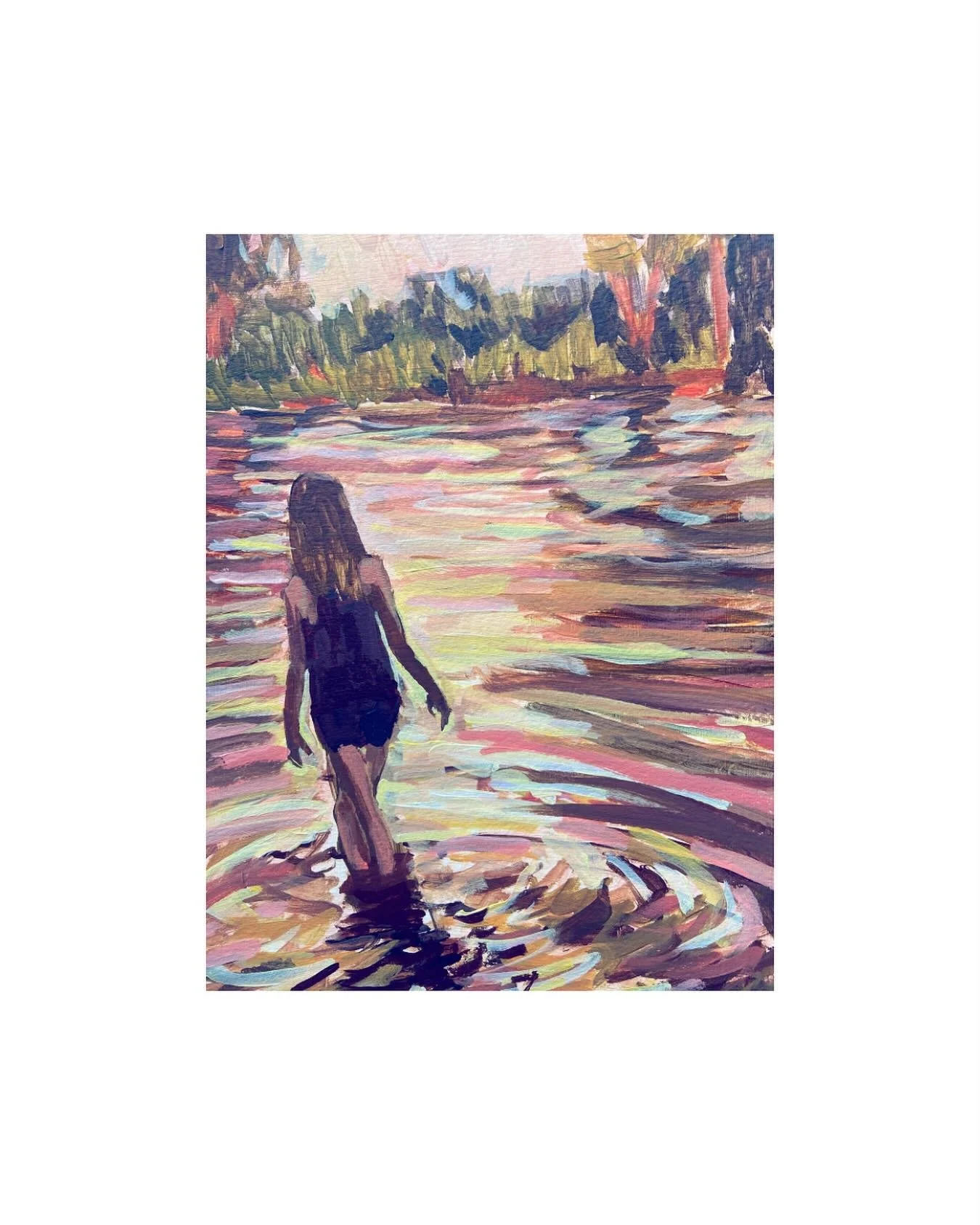 Feels like summer is finally here. My decision to not enter any in person shows for 2026 (don&rsquo;t hold me to that though 😆) means the summer ahead can be spent luxuriating in playing with paint and pushing some of the parts of my work I love int