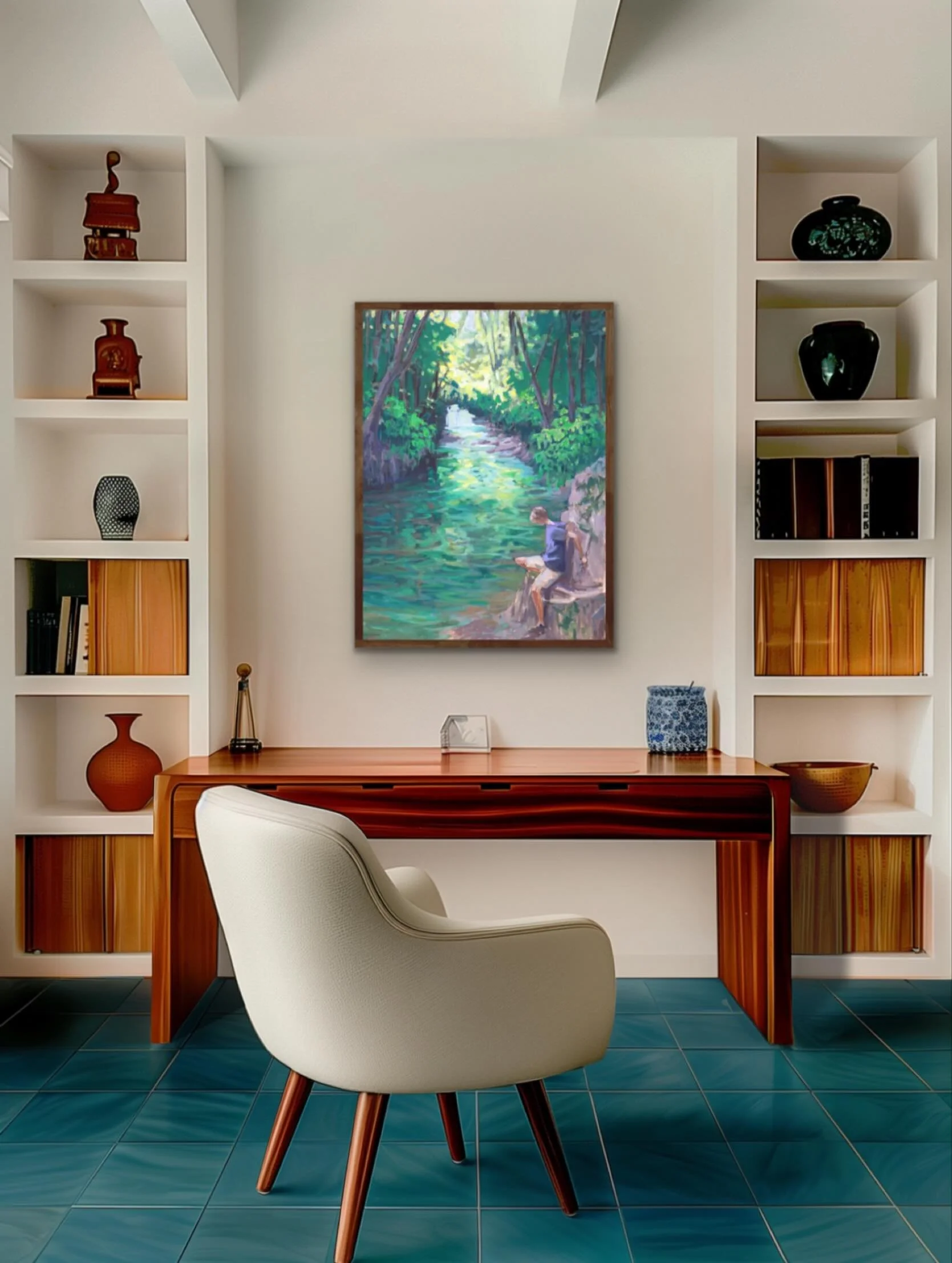 I wasn&rsquo;t sure about this one when I painted it. It&rsquo;s far more saturated than my usual work. But it&rsquo;s been sat in my office for a couple of weeks now and it&rsquo;s grown on me, so thought I&rsquo;d share it.