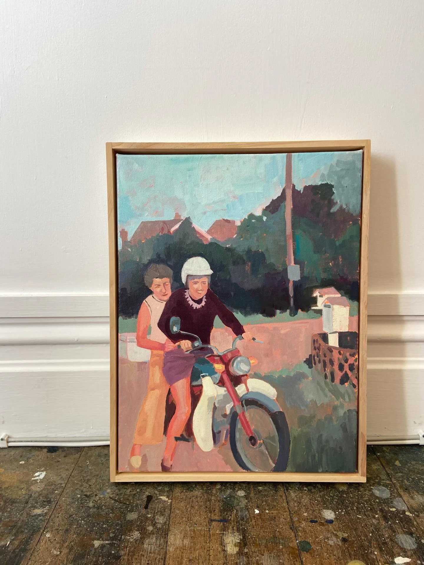 New small painting fresh off the easel this arvo. This will be exhibited and available to buy at the Tauranga Art Society Expo in April. 

More details of that to come. 

&lsquo;Trouble&rsquo;
12x16 inches
Acrylic on canvas in artists frame

T x