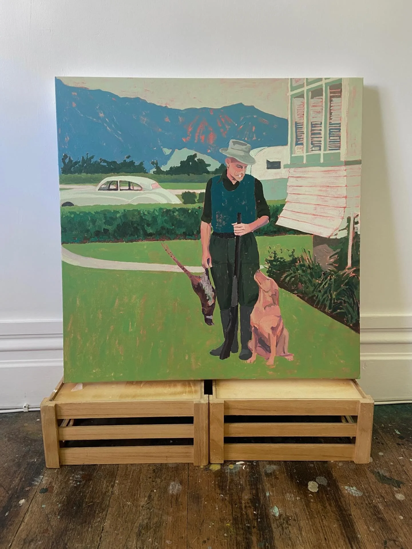 Fresh off the easel - &lsquo;Unconditional Love&rsquo;

There was something so touching about this moment captured between this rural Kiwi guy and his faithful dog that it jumped the queue of &lsquo;things to be painted&rsquo;.

I am having a blast w