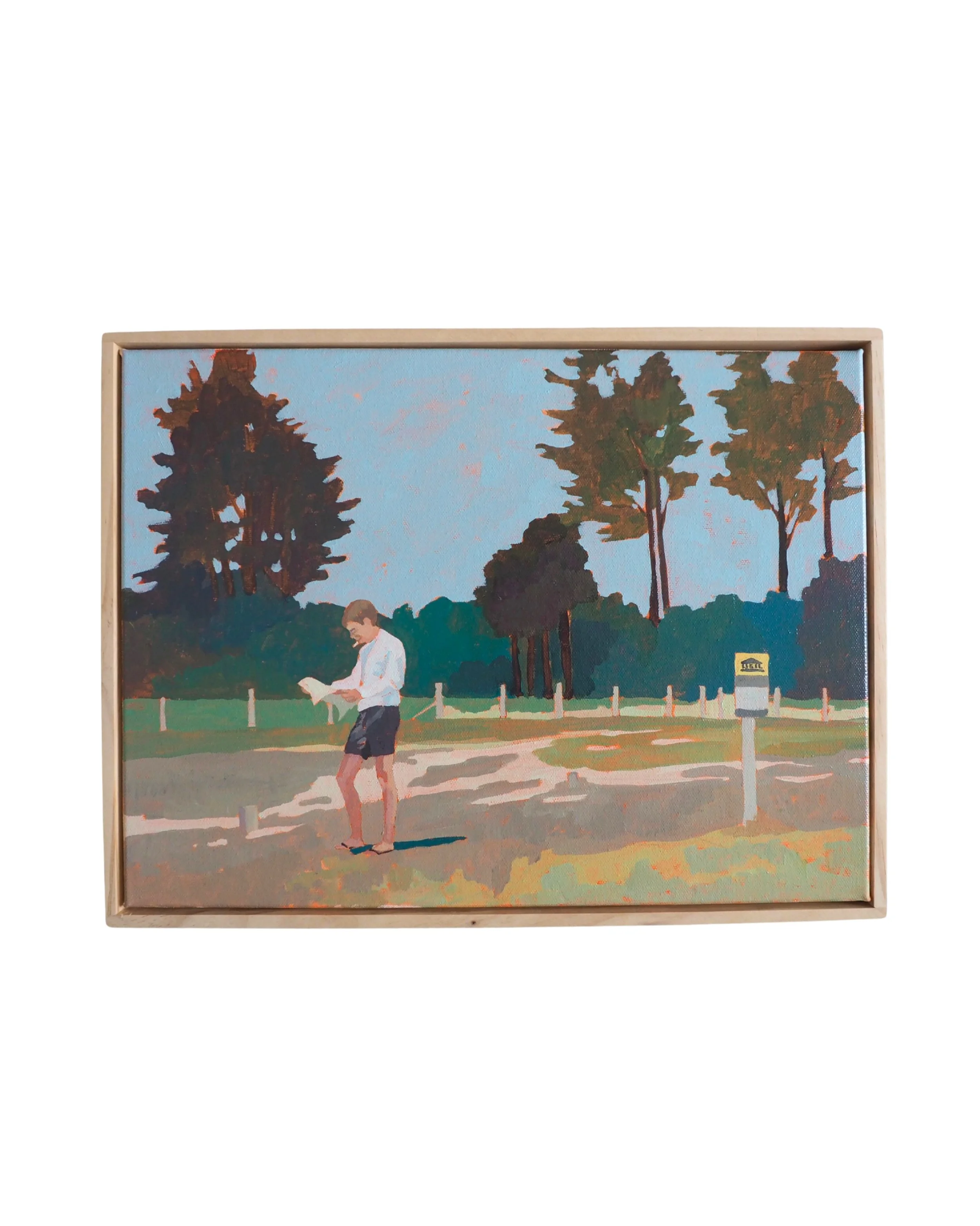 These three paintings (Building Dreams, Unconditional Love &amp; Mountain Air) are all available via @themandarintree gallery in Gordonton. Each one is a small slice of NZ life from decades before. 

I&rsquo;m working from home again as the lurgy has