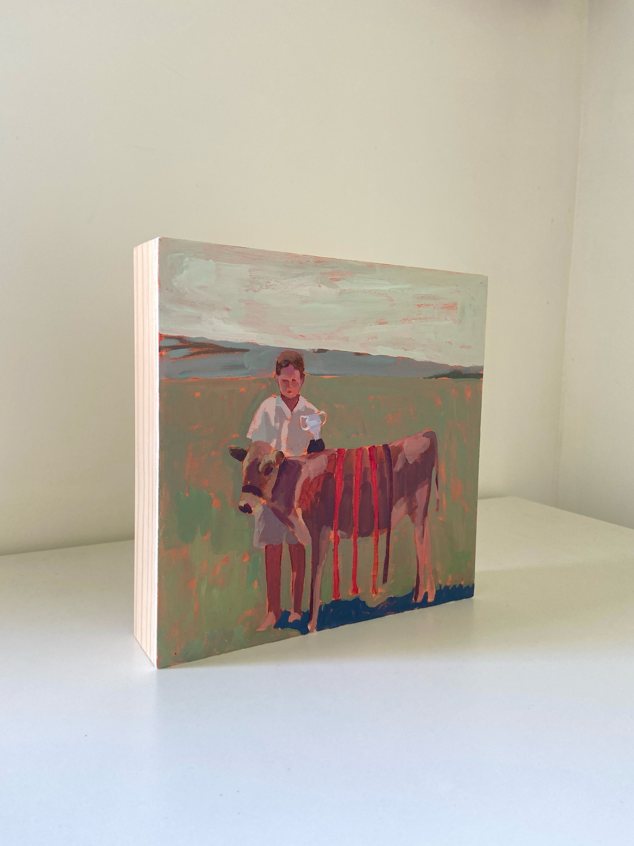 This sweet painting on cradled wood will be soon winging its way to The Mandarin Tree gallery for their end of year exhibition. 

I&rsquo;ll be sending out a newsletter over the next couple of days with upcoming exhibition details where you can find 