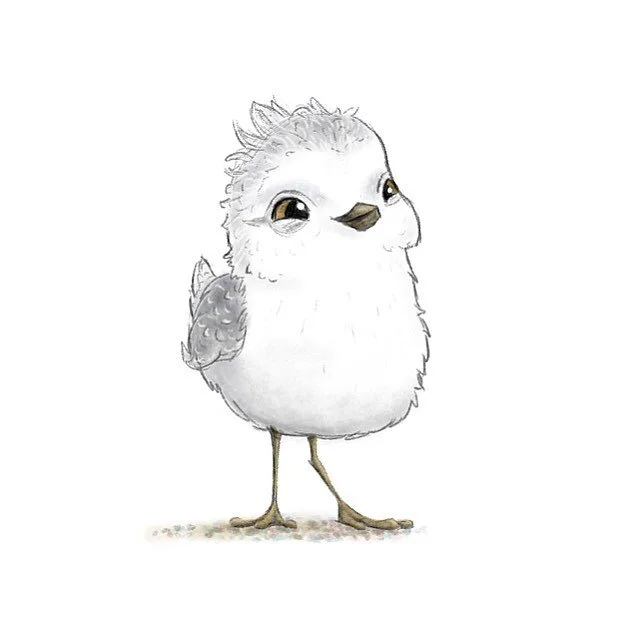 Instagram strikes again in wrecking the resolution quality - but here&rsquo;s a little painting I did for a family member of Piper from the Pixar short!
.
.
.
.
.
.
.
.
#illustration #characterdesign #characterdevelopment #photoshop #photoshopcc #pip