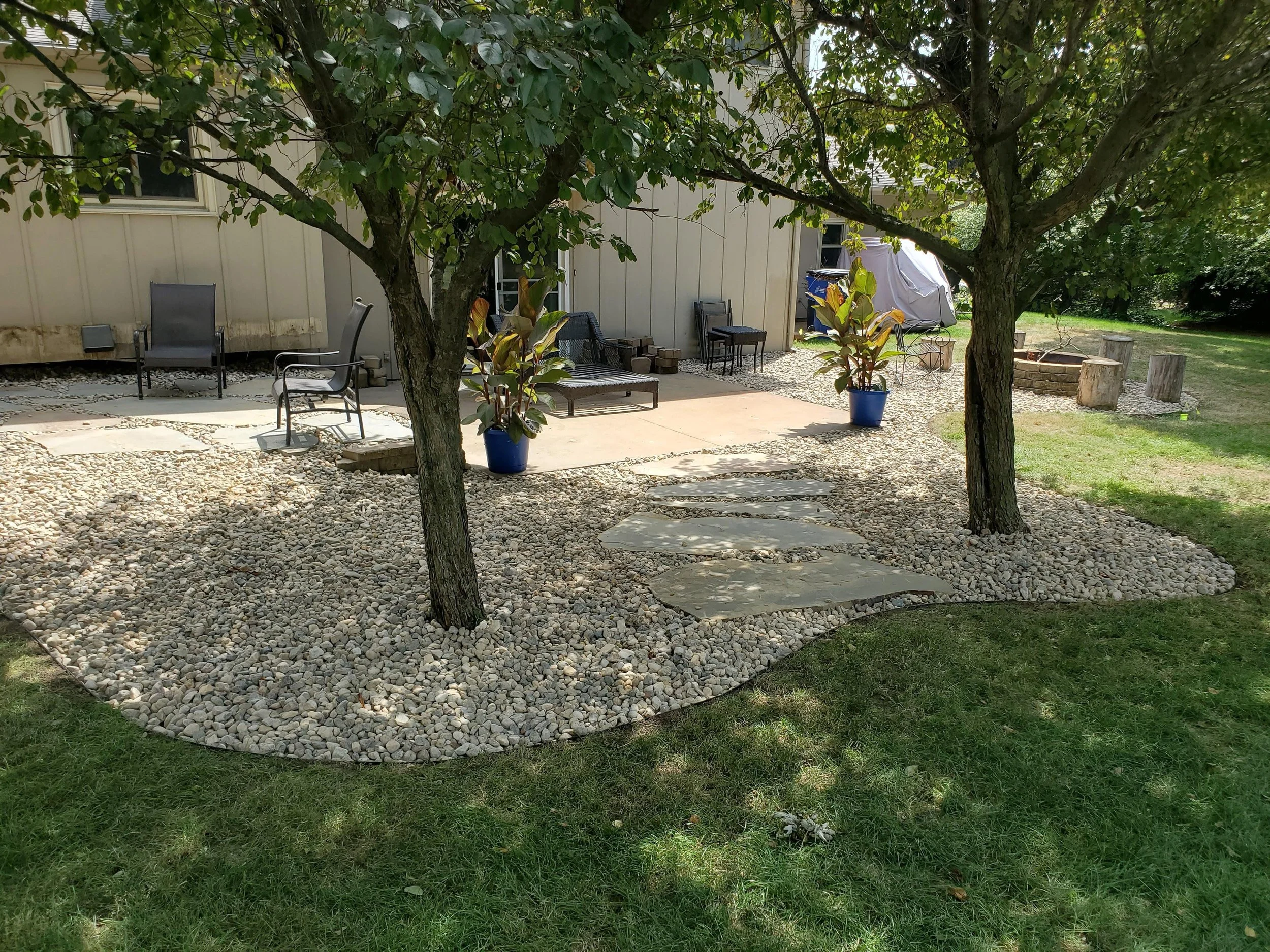 Mulch & Rock Ground Covers — KinnanScaping Landscape & Design