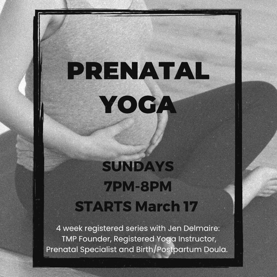 The next 4 week series of our always popular Prenatal Yoga starts MARCH 17!

7-8pm in South Surrey for all levels and trimesters 🤰🏻

Class dates are March 17, 24, April 7 and 14. No class March 31 due to Easter!

Link is in the bio to sign up and o