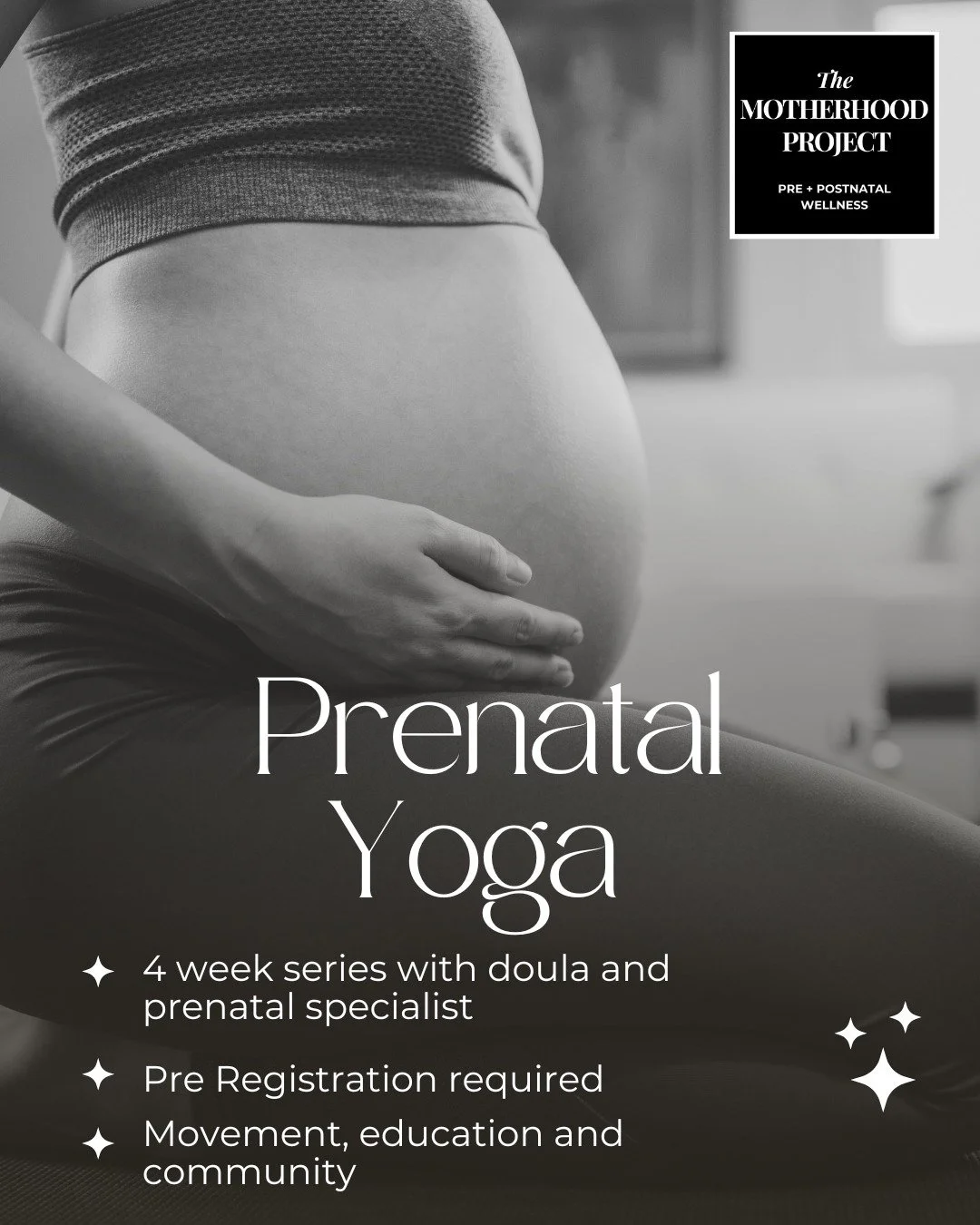 Join us for our next round (and last one before the fall) of Prenatal Yoga!

These classes are so much more than yoga. They are rooted in our desire to help you achieve and prepare an empowered, confident and informed pregnancy, birth and postpartum 