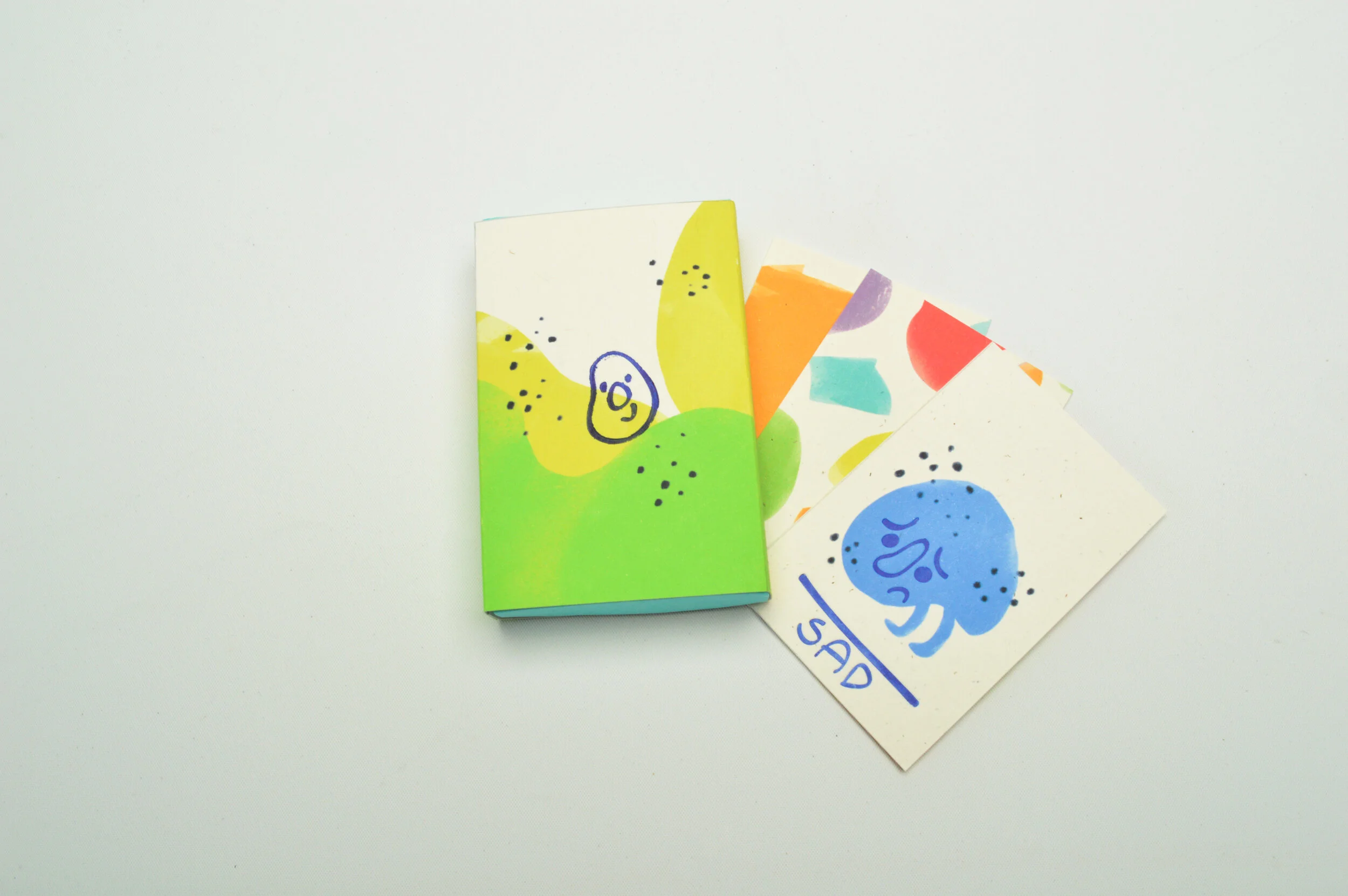 The Blobs: Letterpress, Package Design, Character Design