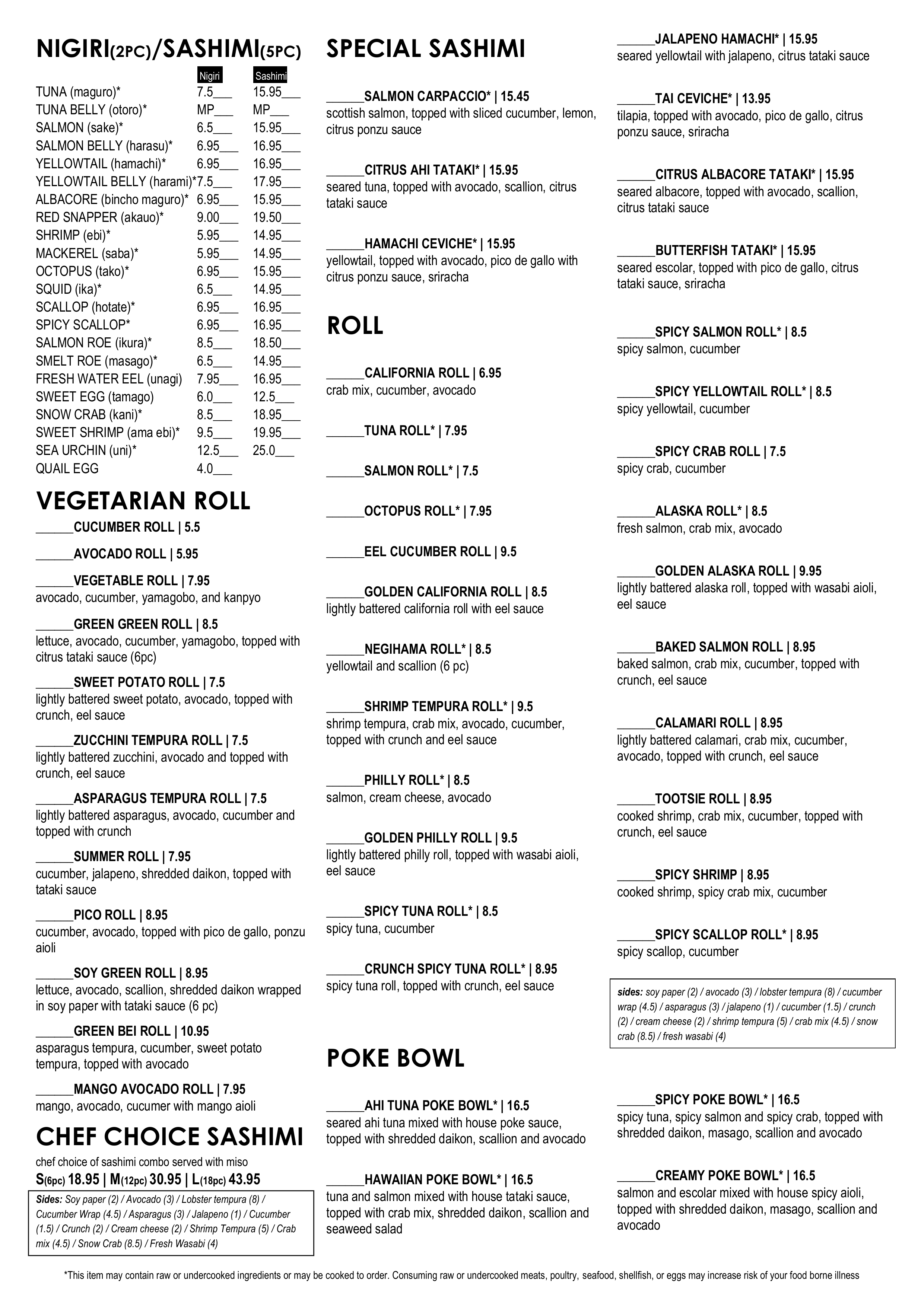 Bei Sushi Bar