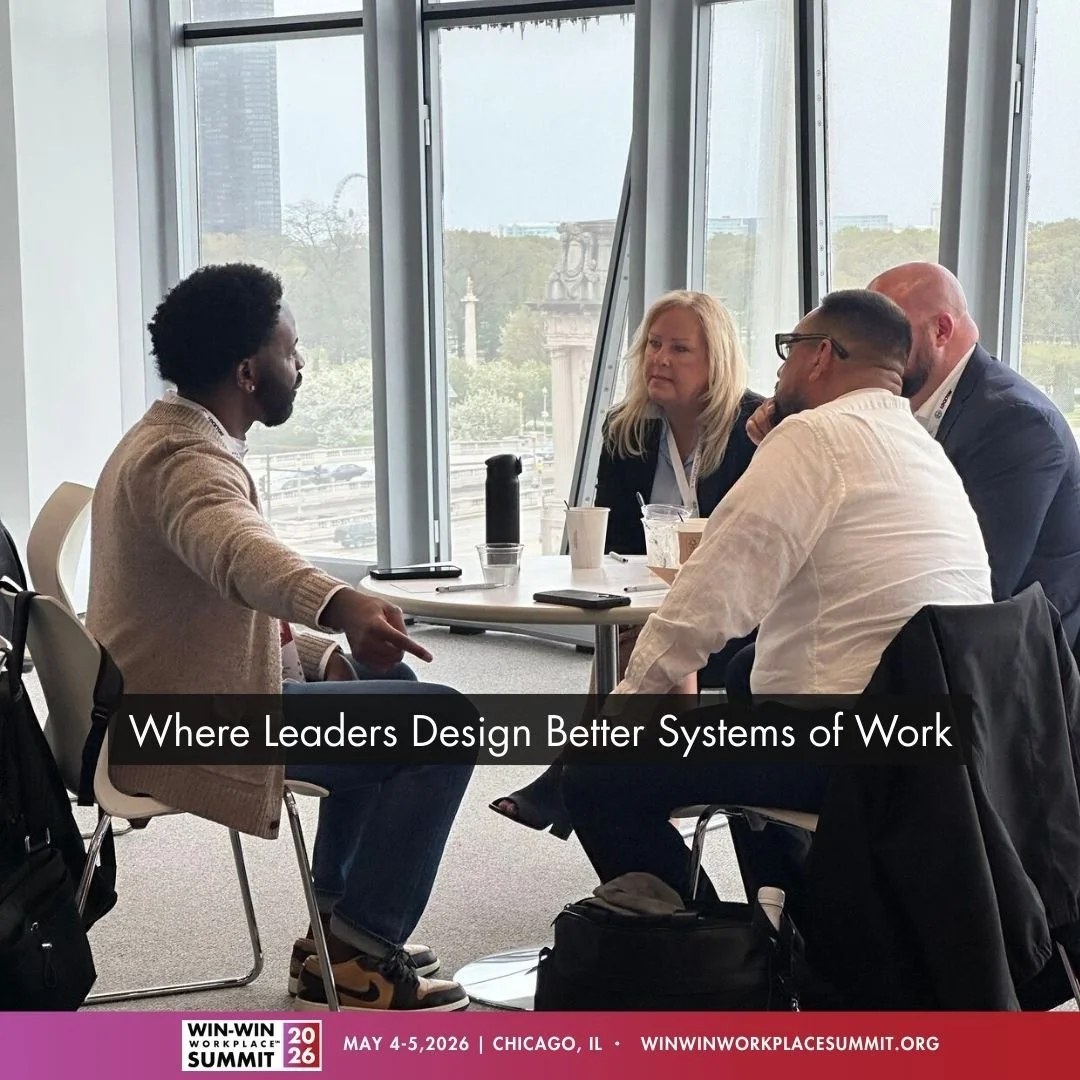 Leaders in the room. Real work on real systems.

The Win Win Workplace Summit brings operators and transformation leaders together to design better ways of working across people, performance, and technology.

Join us in Chicago this May. Request an i