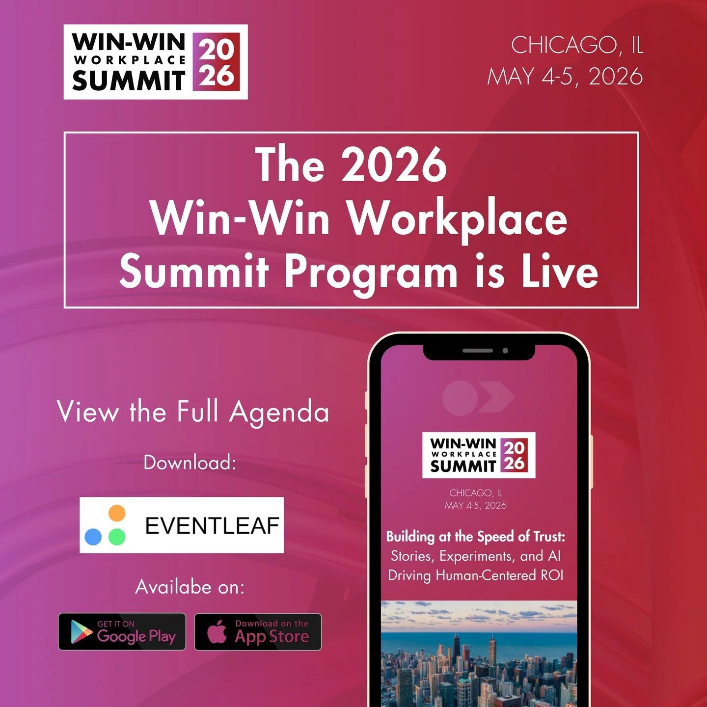 It&rsquo;s live! 

I&rsquo;m excited to share the 2026 Win-Win Workplace Summit program. We&rsquo;ve brought together a group of leaders who care deeply about building workplaces where both people and performance can thrive.

Every session is designe