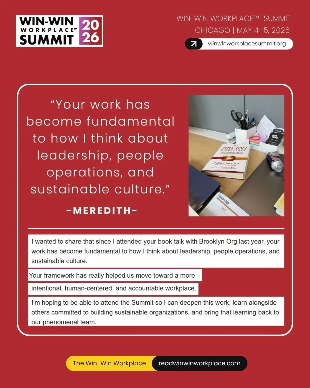 What does it really look like when your work changes how someone leads?

A year ago, I stood in a room at Brooklyn Org talking about building workplaces where people and performance thrive together. At the time, it was a conversation.

Recently, I re
