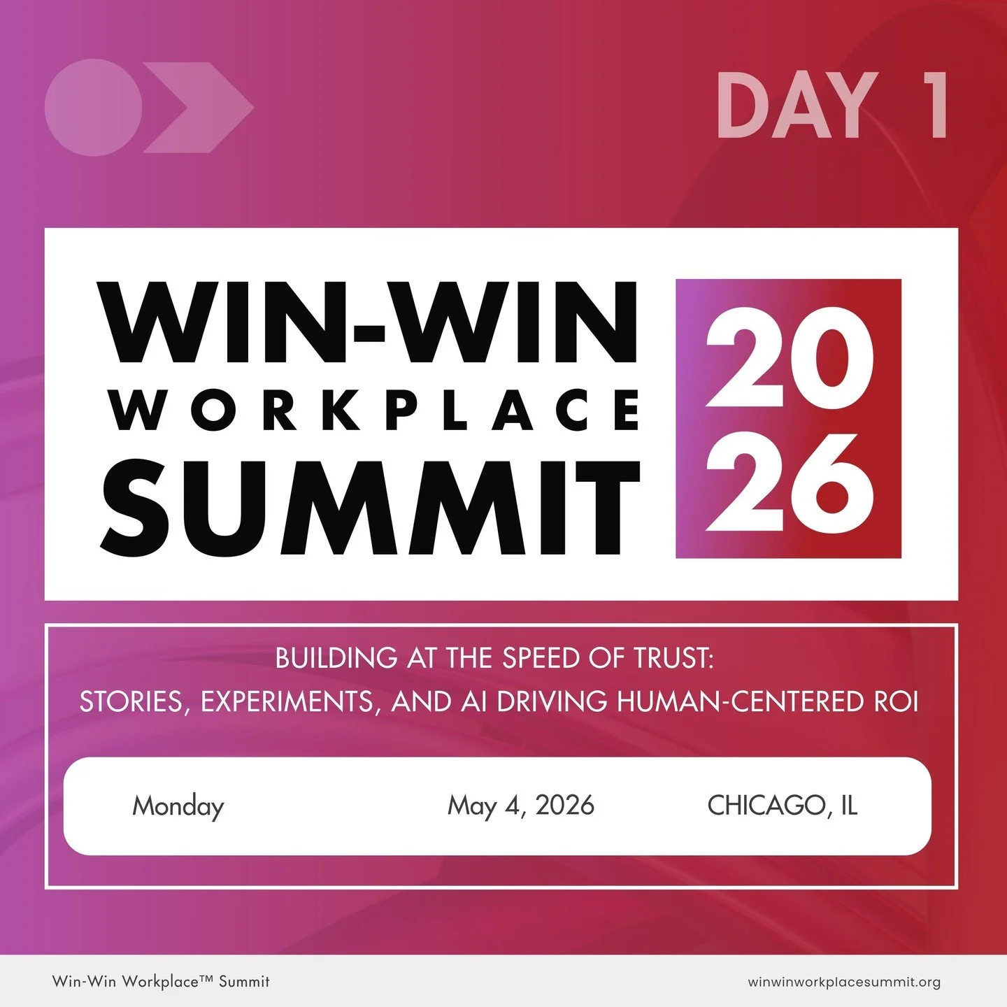 Day 1 of the Win-Win Workplace Summit is here, and we couldn&rsquo;t be more excited.

We&rsquo;re bringing together an incredible group of leaders, builders, and thinkers who are all committed to one shared goal: creating workplaces where people and