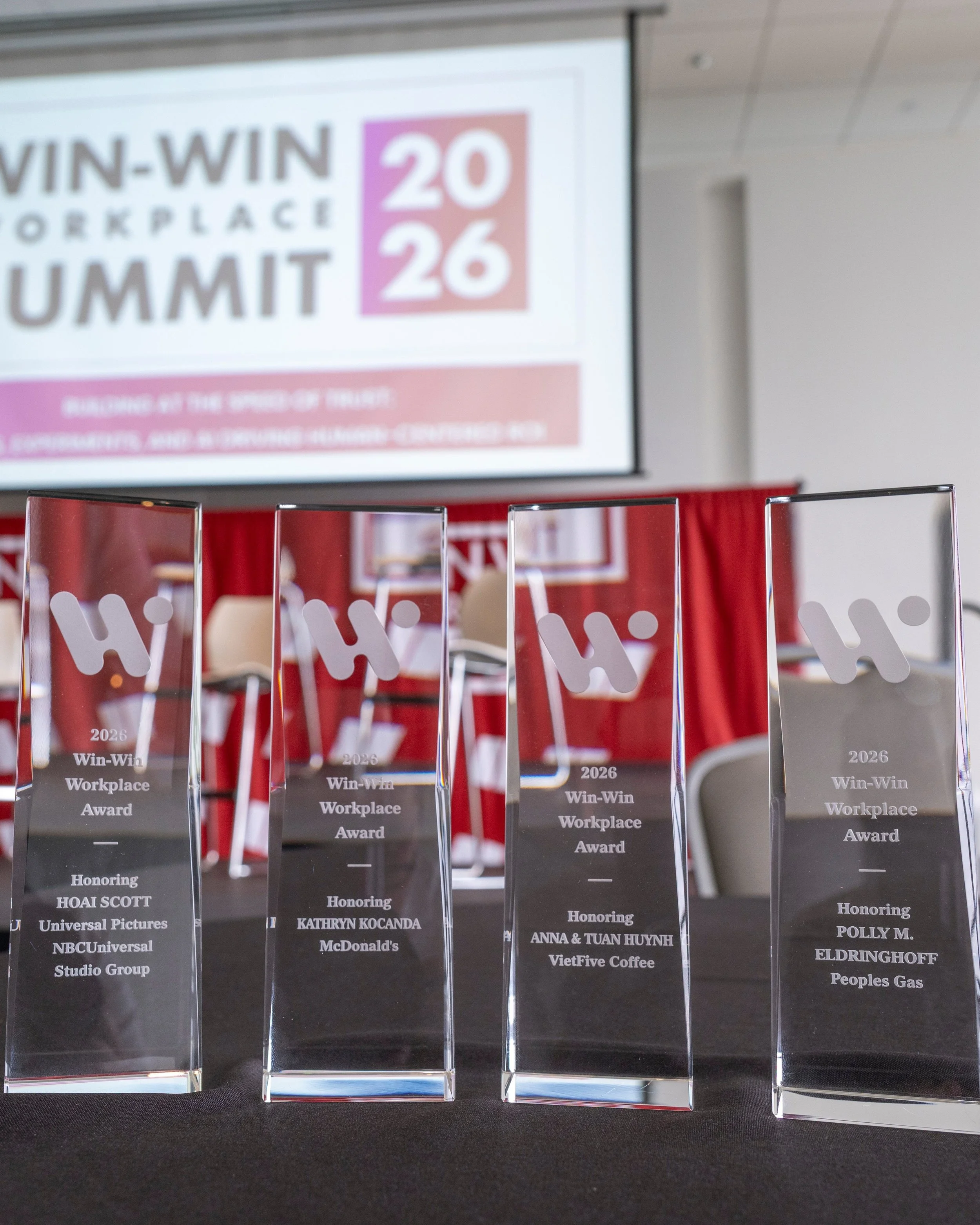 Congratulations to our inaugural 2026 Win-Win Workplace Summit Award Winners! 

These incredible leaders explimify what it means to build Win-Win Workplaces and were selected based on evidence of work redesign, expanded agency, and measurable impact,