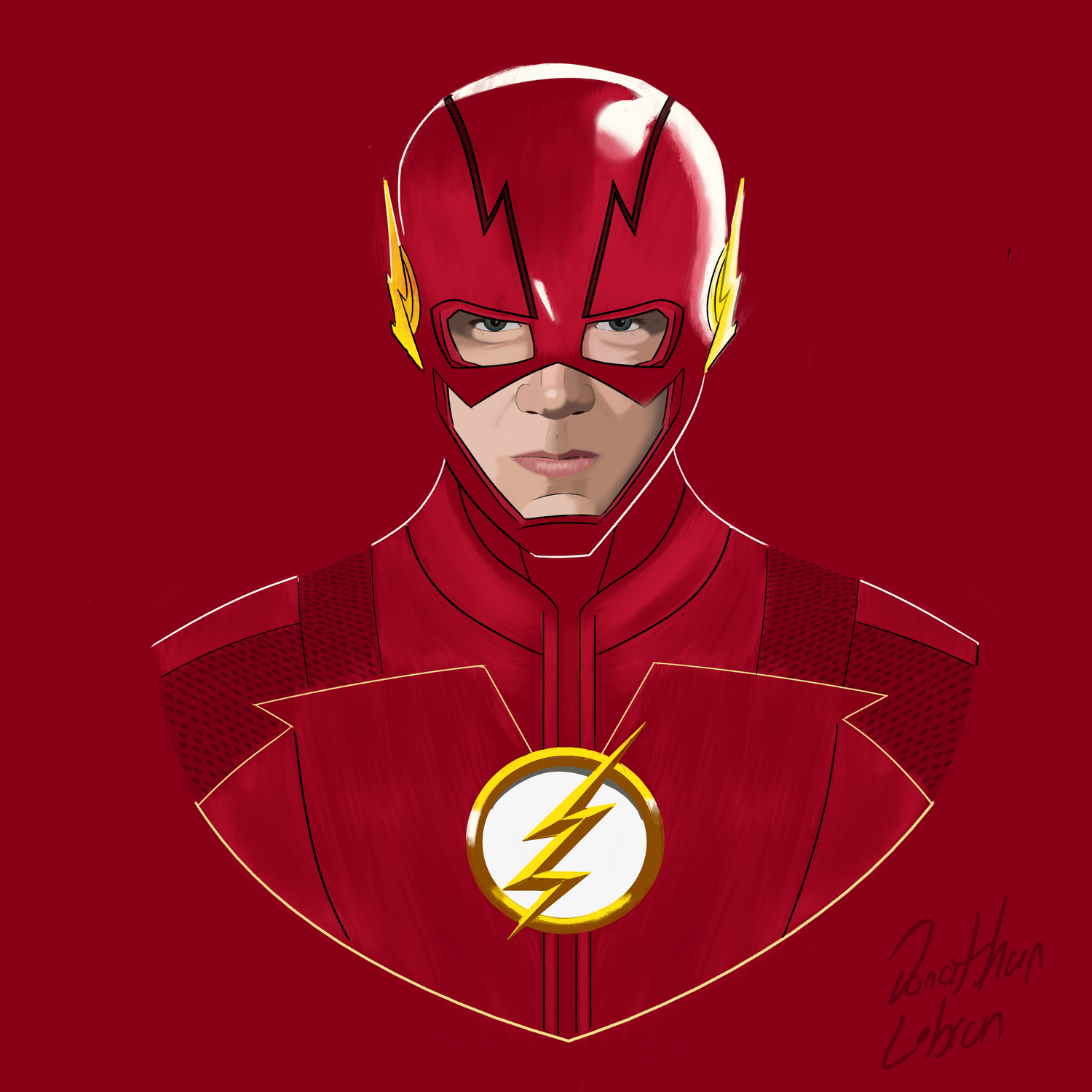 the flash portrait