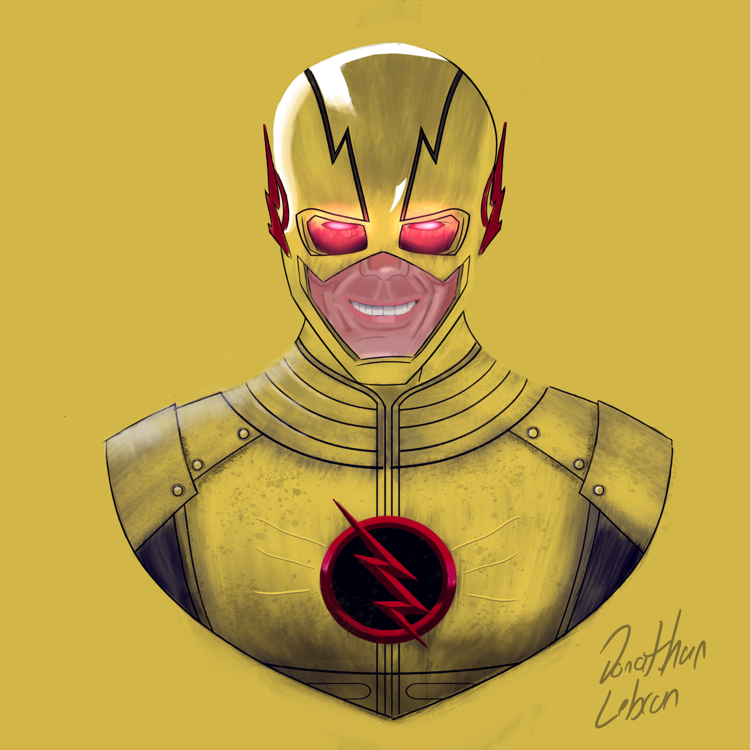 reverse flash portrait
