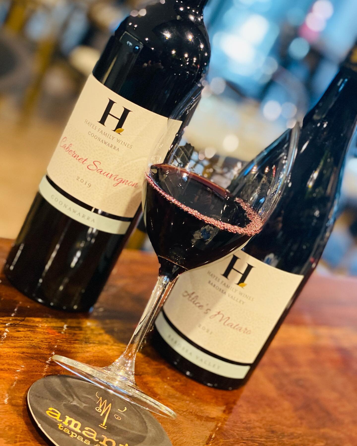 Happy to add these delicious Vino&rsquo;s to our list thanks to @hayesfamilywines in the Barossa.

The owner is also a local 4171 resident &amp; clearly has passion for his Vino 😍

Both are available by the glass, however you will want more than jus