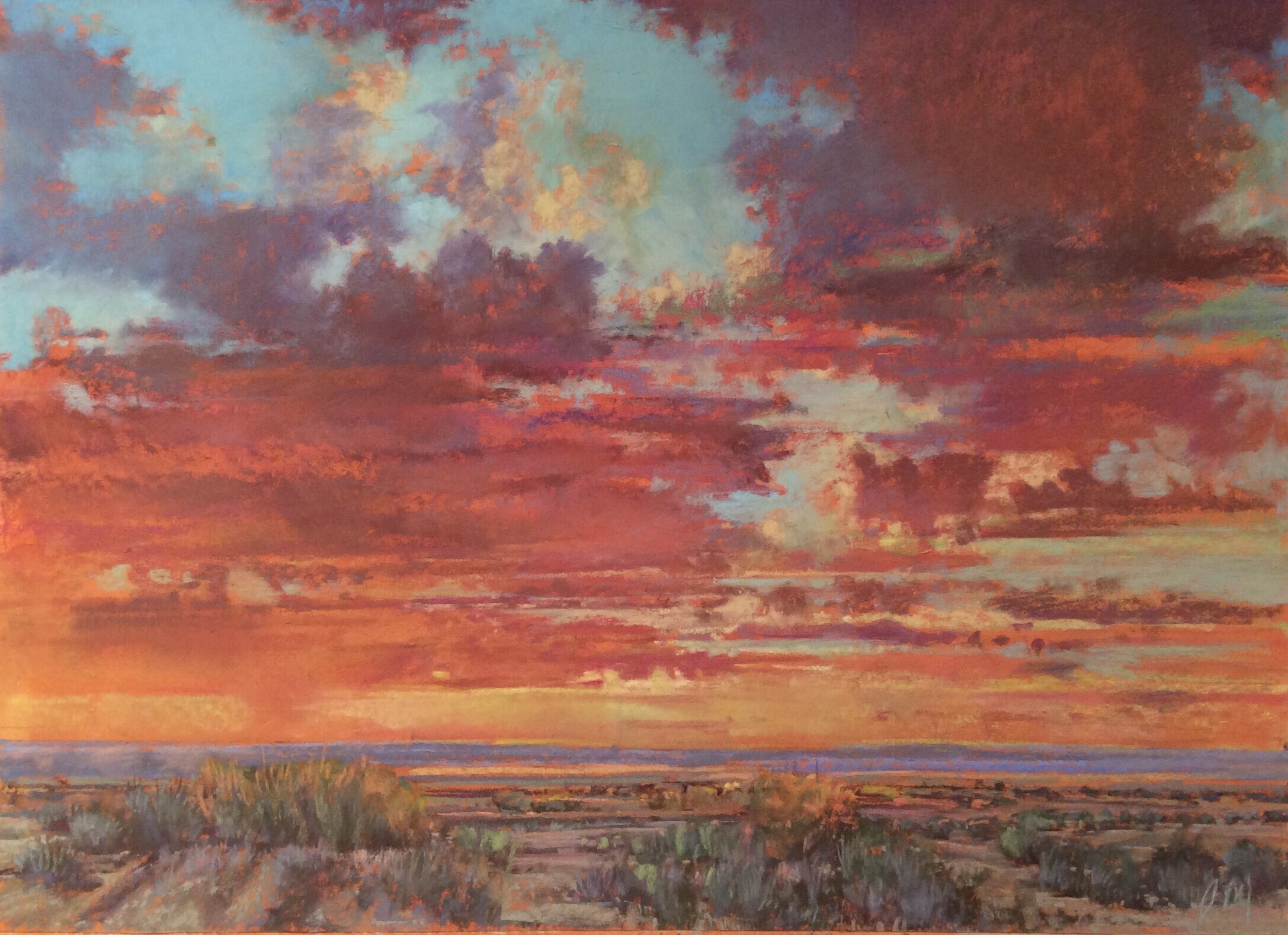 Monsoon Glory - 18" x 24"