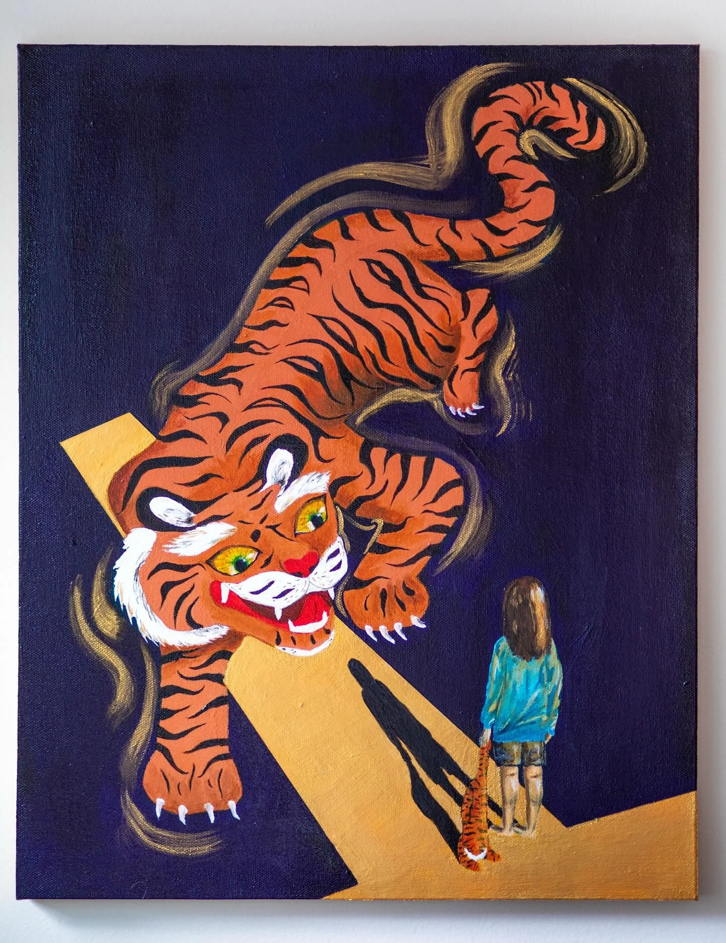 Finished a painting this weekend, too!