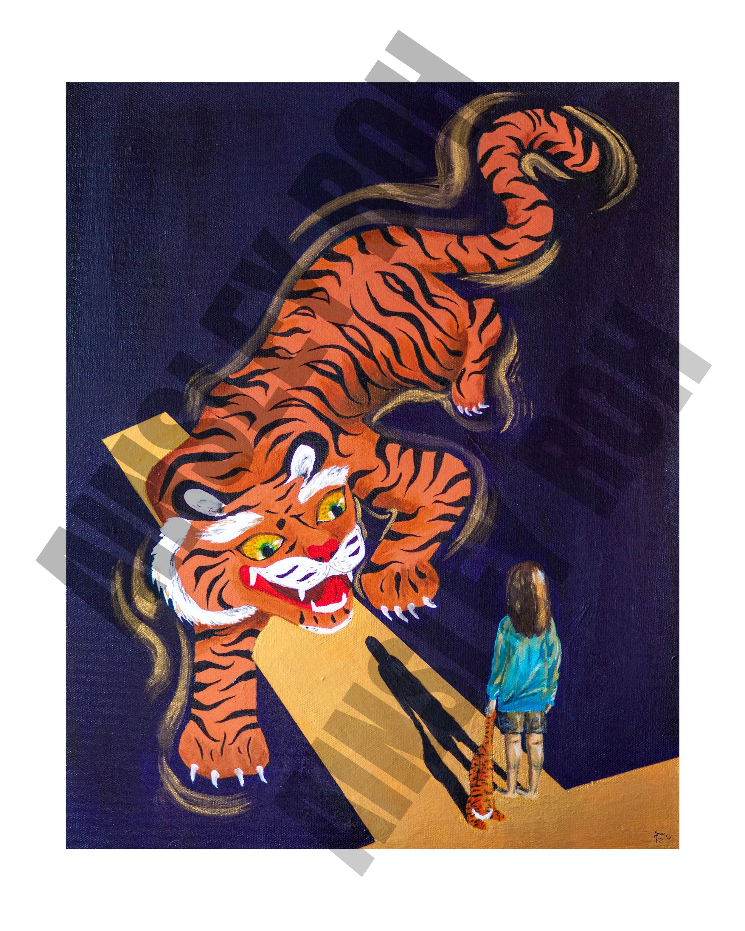 "The Ones Who Wake in The Middle of the Night" Canvas Print
