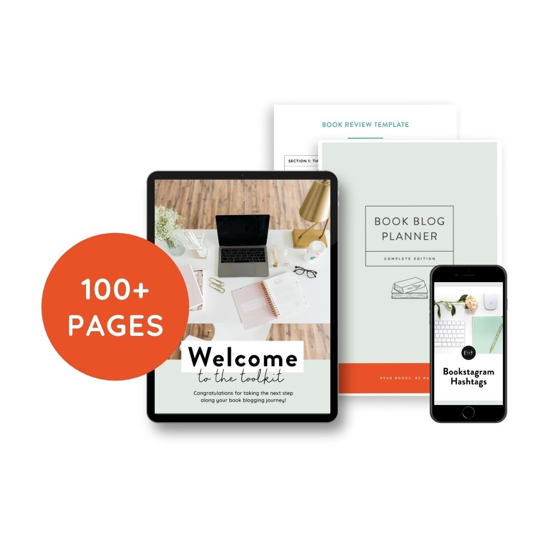 Instant DOWNLOAD Printable PDF Book Blogger Toolkit Book Blog Planner Book Blogging Resources