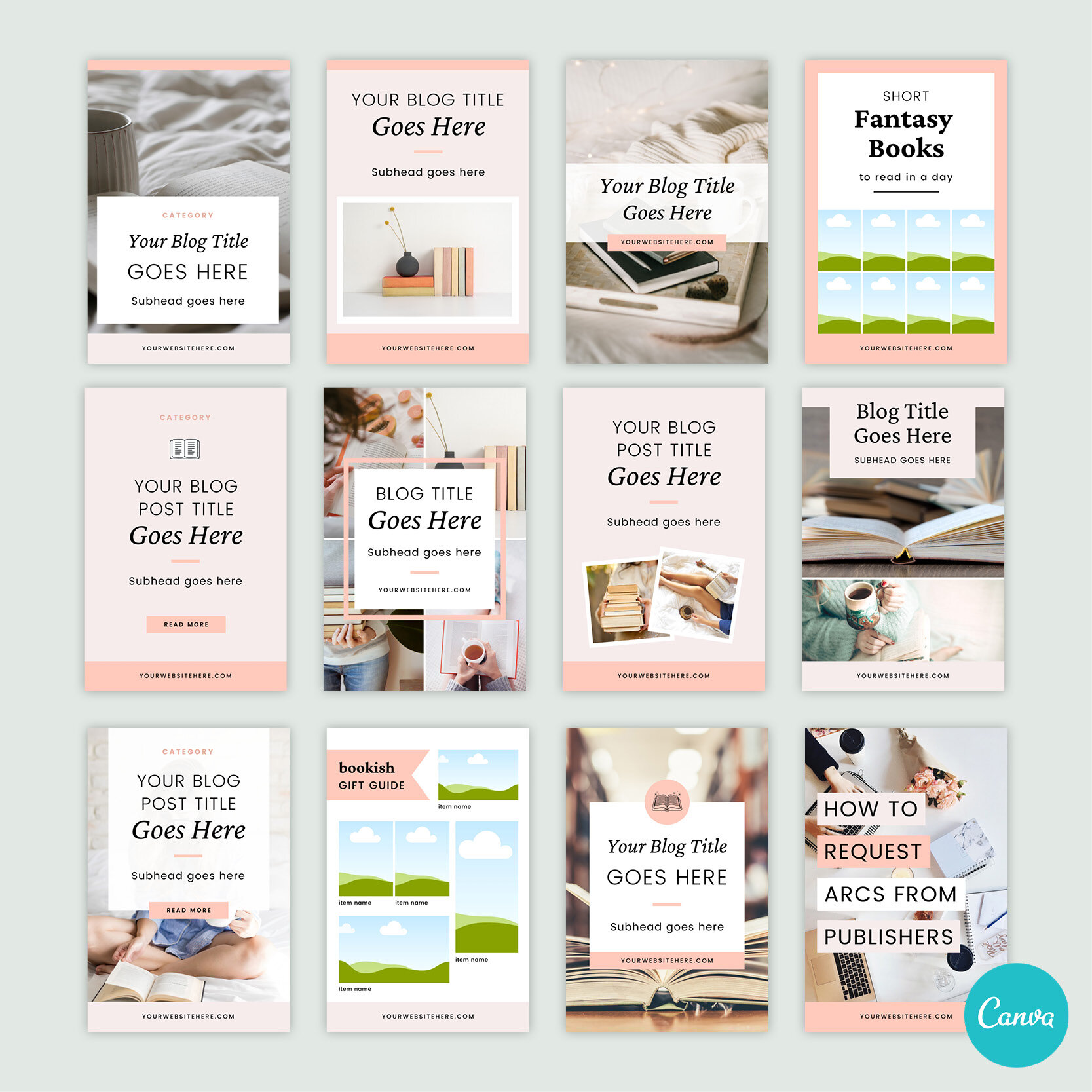 Instant DOWNLOAD Printable PDF Book Blogger Toolkit Book Blog Planner Book Blogging Resources
