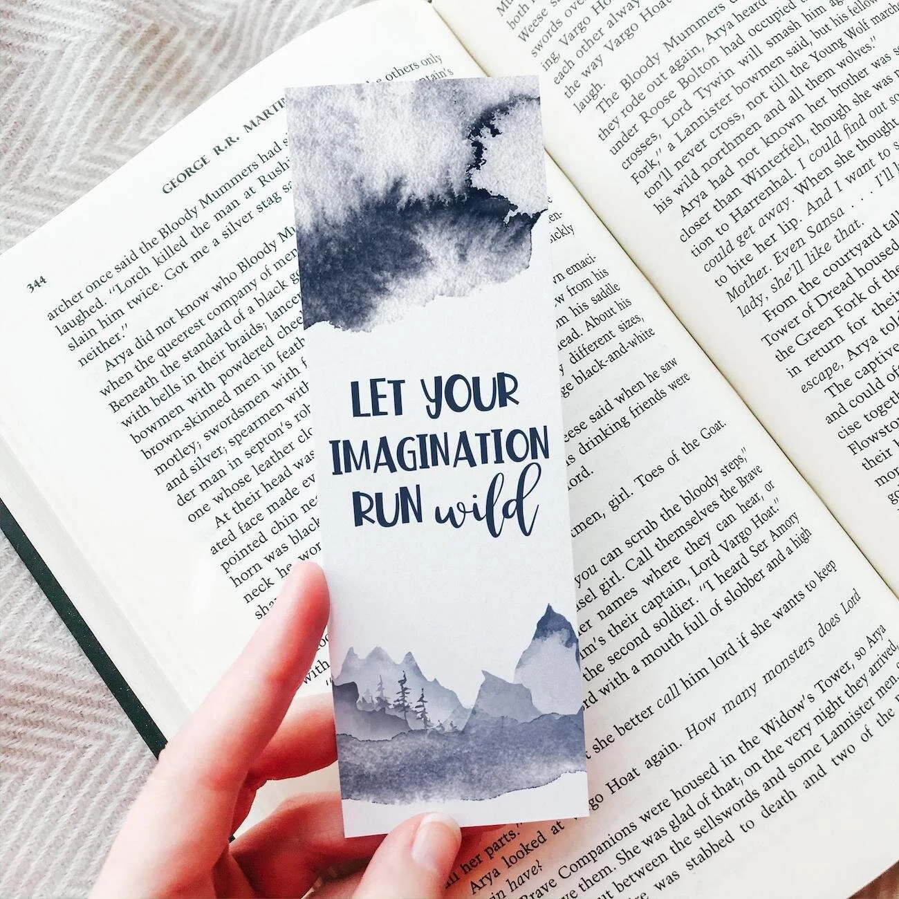 Inspirational Bookmarks Printable Floral — On Book Street