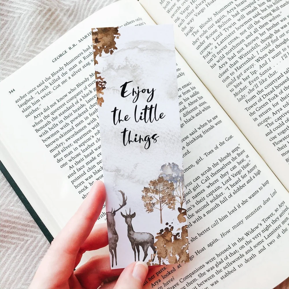 inspirational nature bookmarks printable on book street