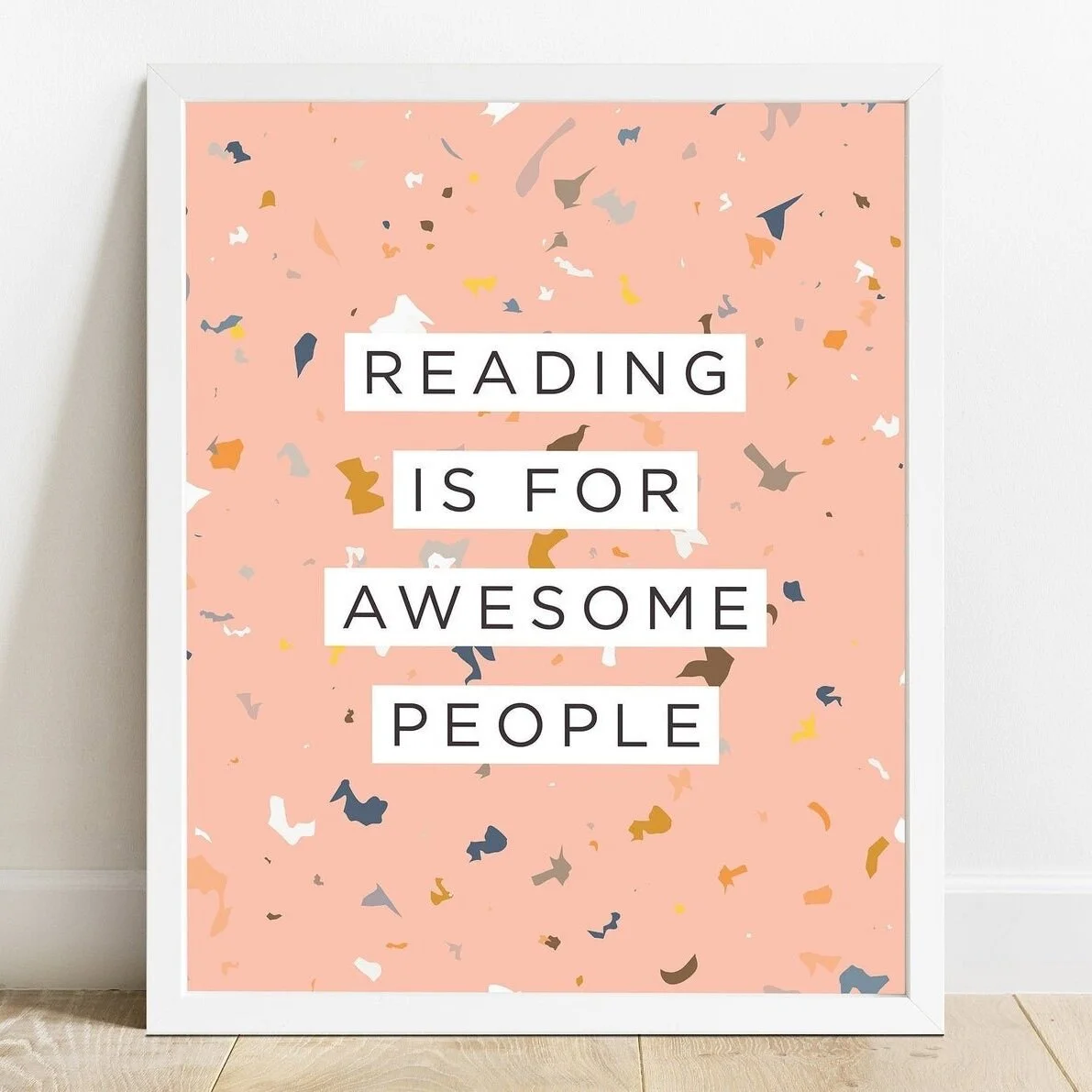 Floral Reader Downloadable Art Print — On Book Street
