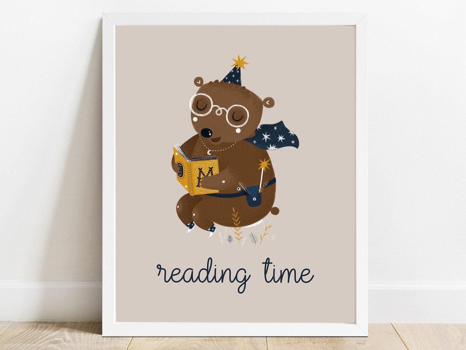 Library Reading Print — On Book Street