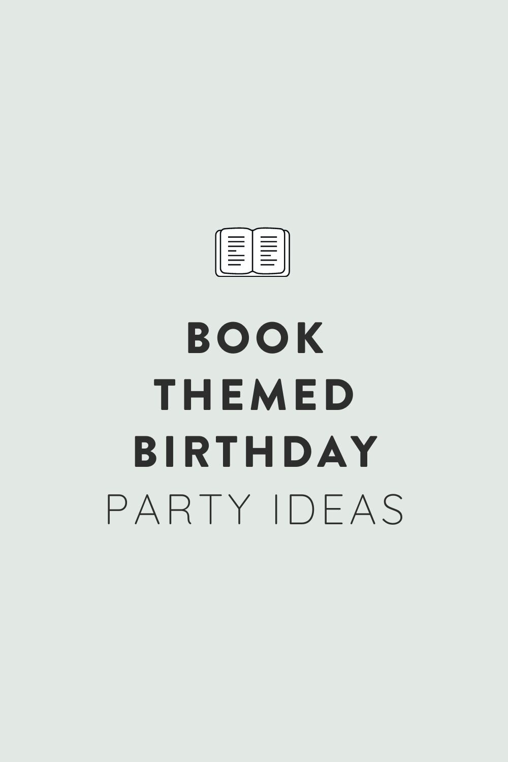 book themed party {Works for Me Wednesday}