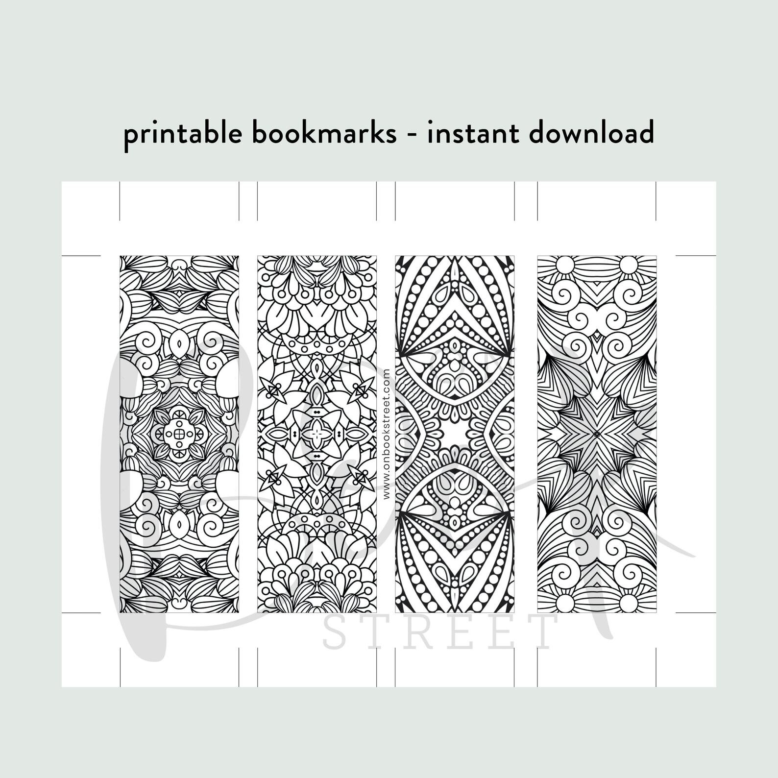 Butterfly Bookmarks Printable — On Book Street