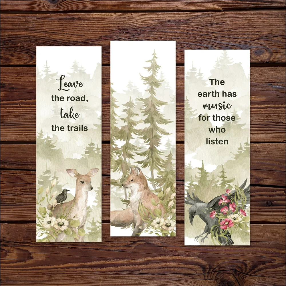 Nature Bookmarks Printable — On Book Street nature-bookmarks-printable-on-book-street