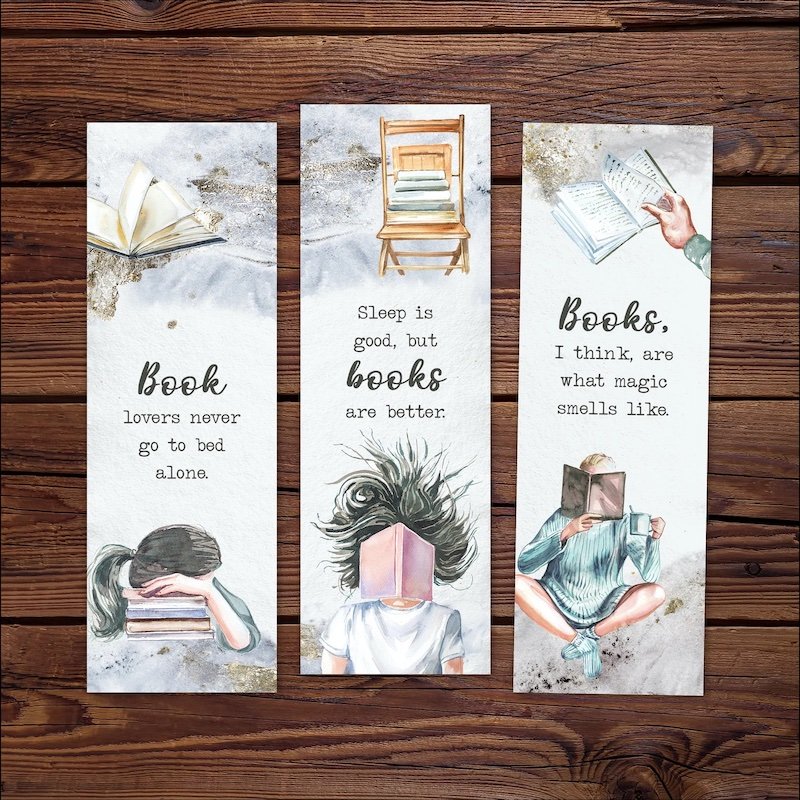 Book Lover Bookmarks Printable — On Book Street