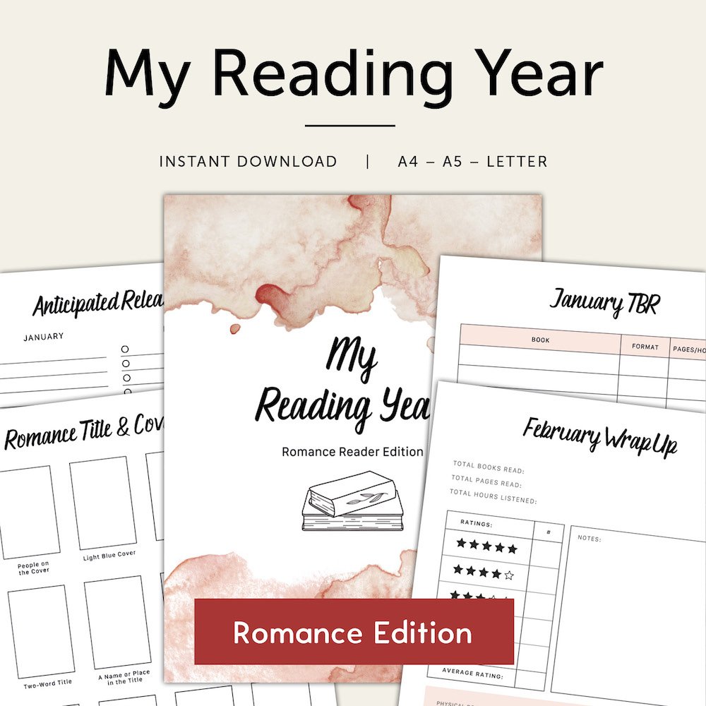 Reading Journal My Reading Year - Romance Edition — On Book Street