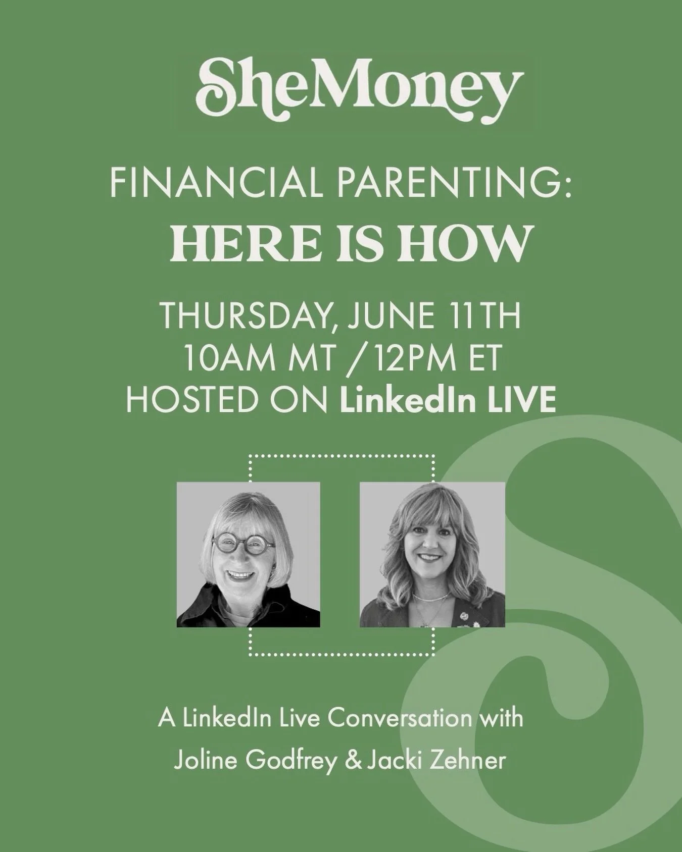 What if the most powerful thing you could do for your child&rsquo;s financial future starts before they ever open a bank account?

We&rsquo;re sitting down LIVE with Joline Godfrey, founder of Bounce10 and one of the pioneering voices in financial pa
