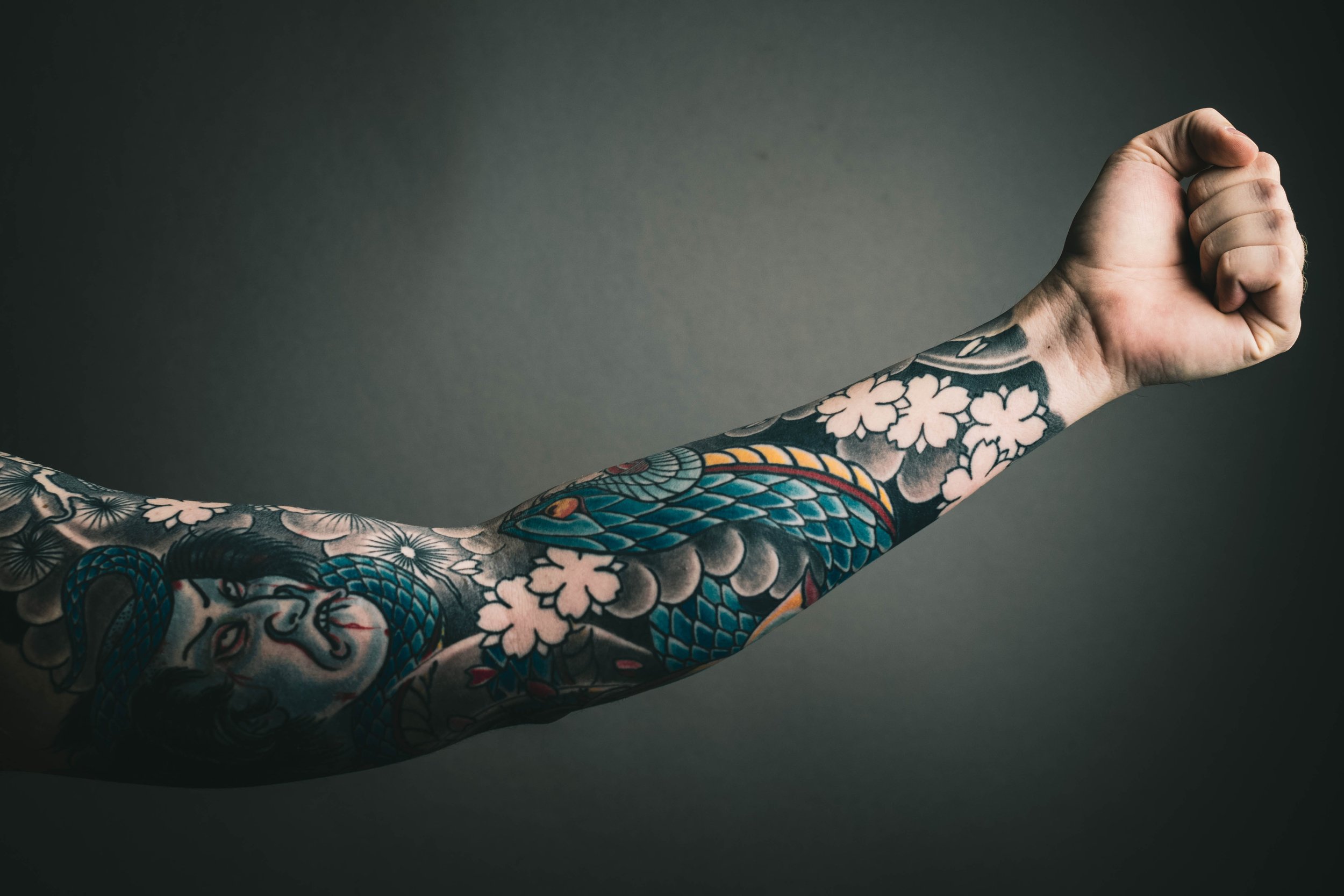 Biomechanical half sleeve – Bohemian Tattoo