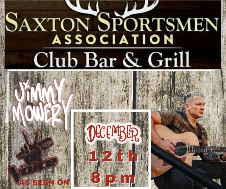 Can&rsquo;t believe it&rsquo;s been a year already, but I&rsquo;m coming back to @saxton_sportsmens this Friday! 8pm #livemusic #saxtonpa #pa #raystown