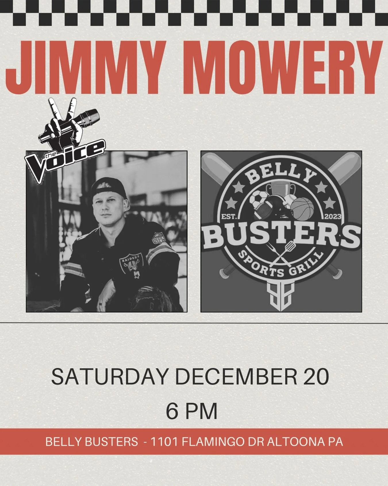Playing the @bellybustersbb Altoona location next weekend, December 20th, 6pm #livemusic #altoona #814