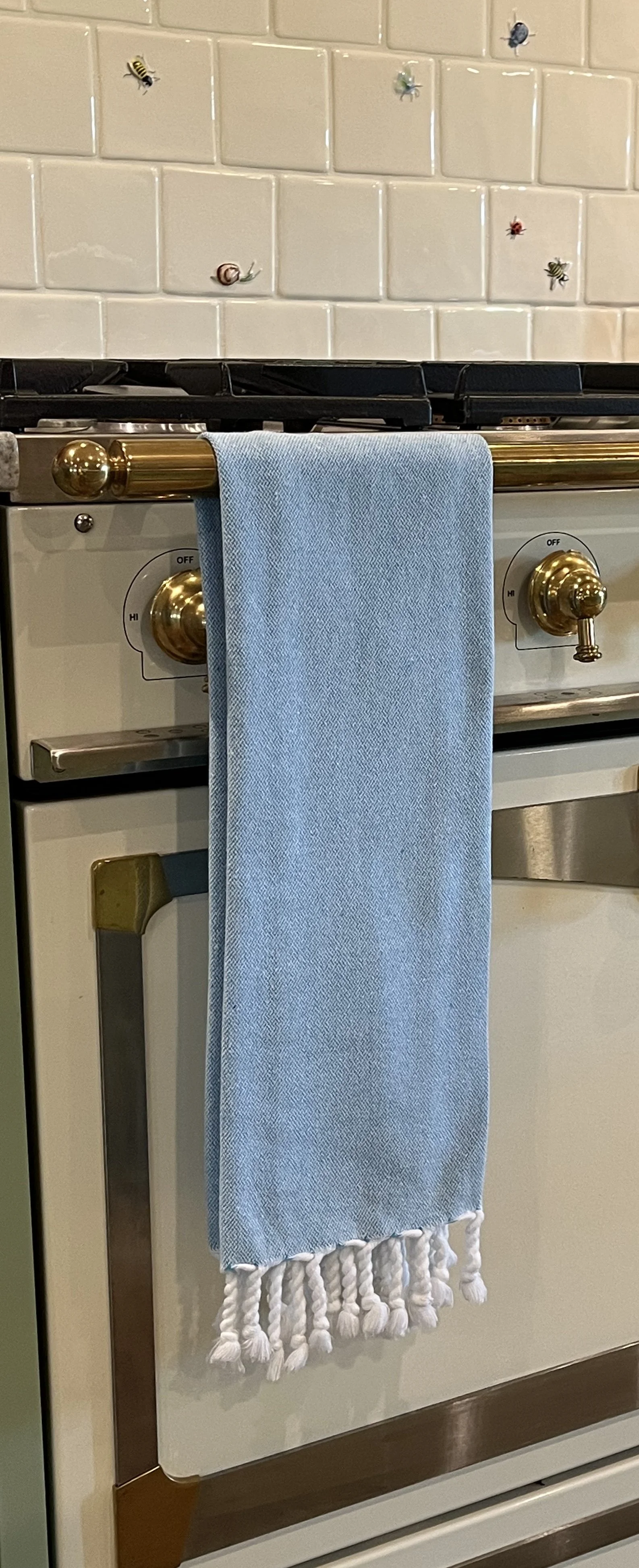 Turkish Hand Towels - Cotton light blue